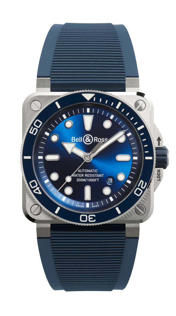 BR 03 DIVER BLUE STEEL