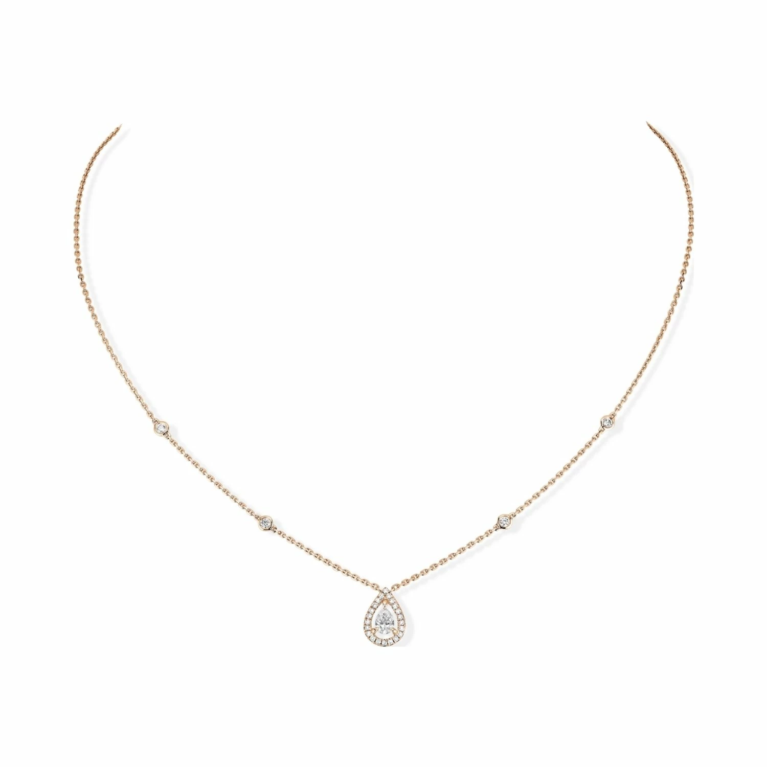 Collier Joy Diamant Or Rose