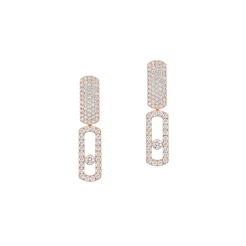 Boucles d’oreilles Imperial Move GM- Or Rose Imperial Move Référence :  13754-RG -1