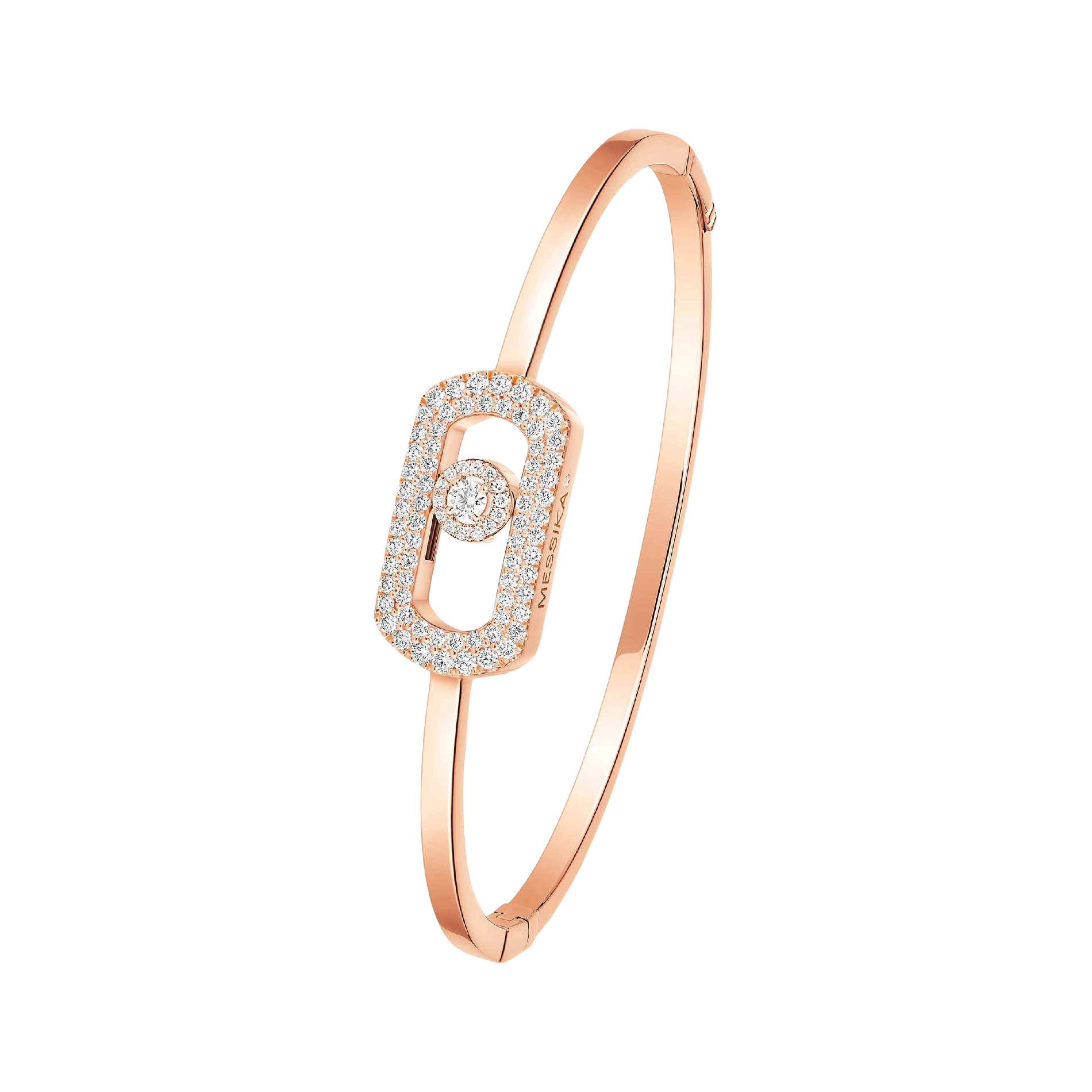 Bracelet Jonc So Move Pavé Diamant Or rose