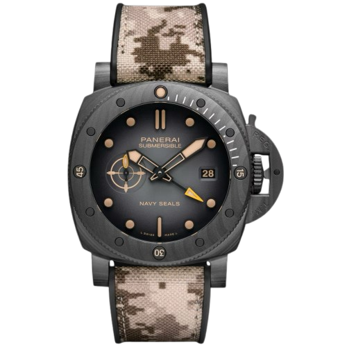 Submersible QuarantaQuattro GMT Navy SEALs Carbotech