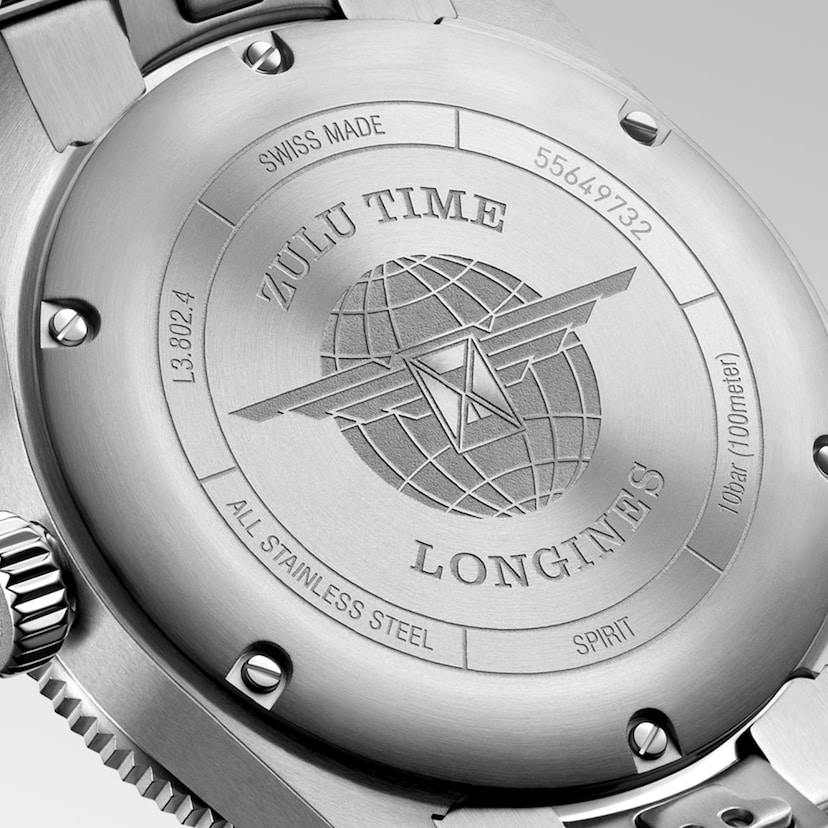 Longines Spirit Zulu Time Sport Référence :  L3.802.4.63.6 -3