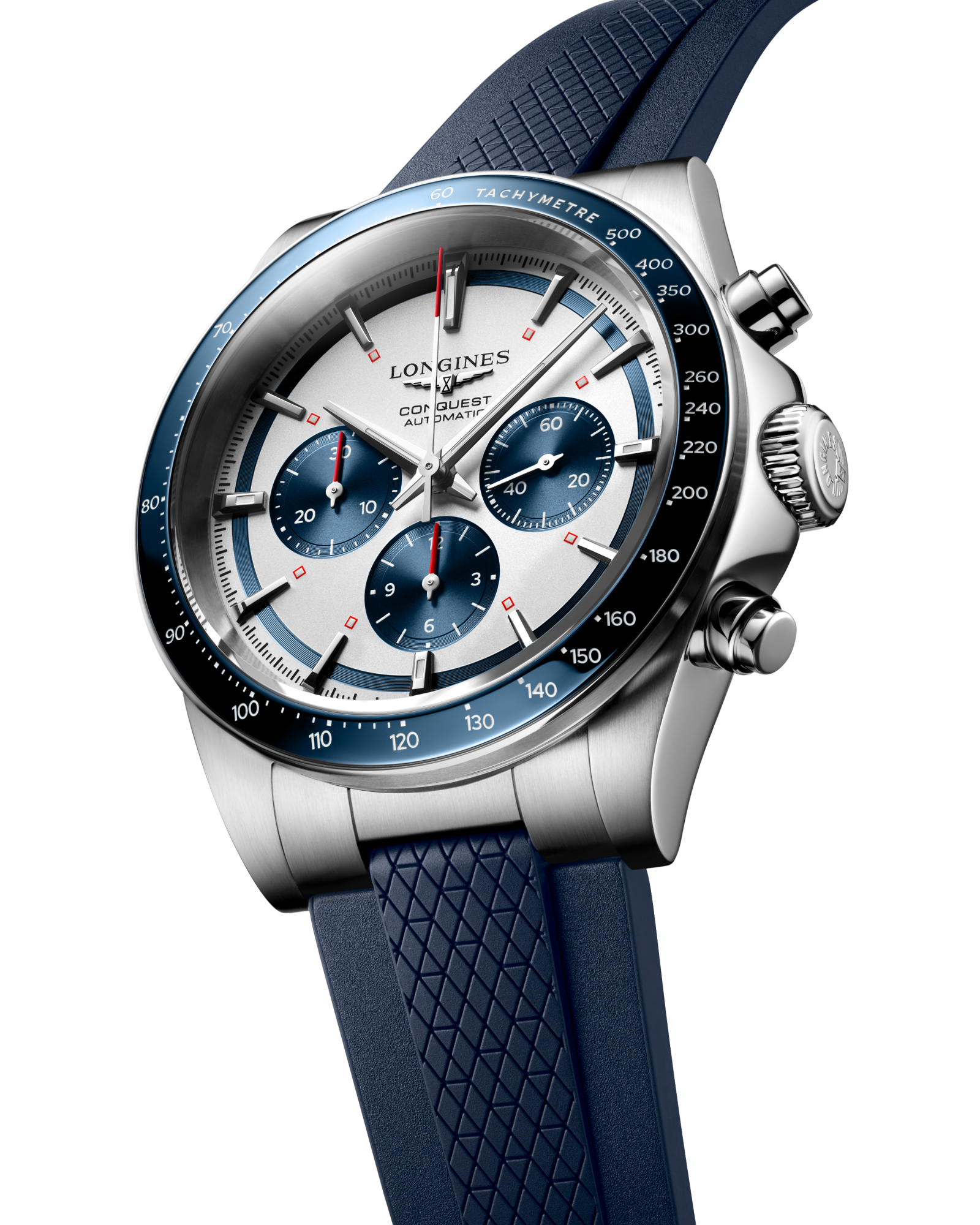 Longines Conquest Automatique Chronograph 42mm Conquest Référence :  L3.835.4.98.9 -2