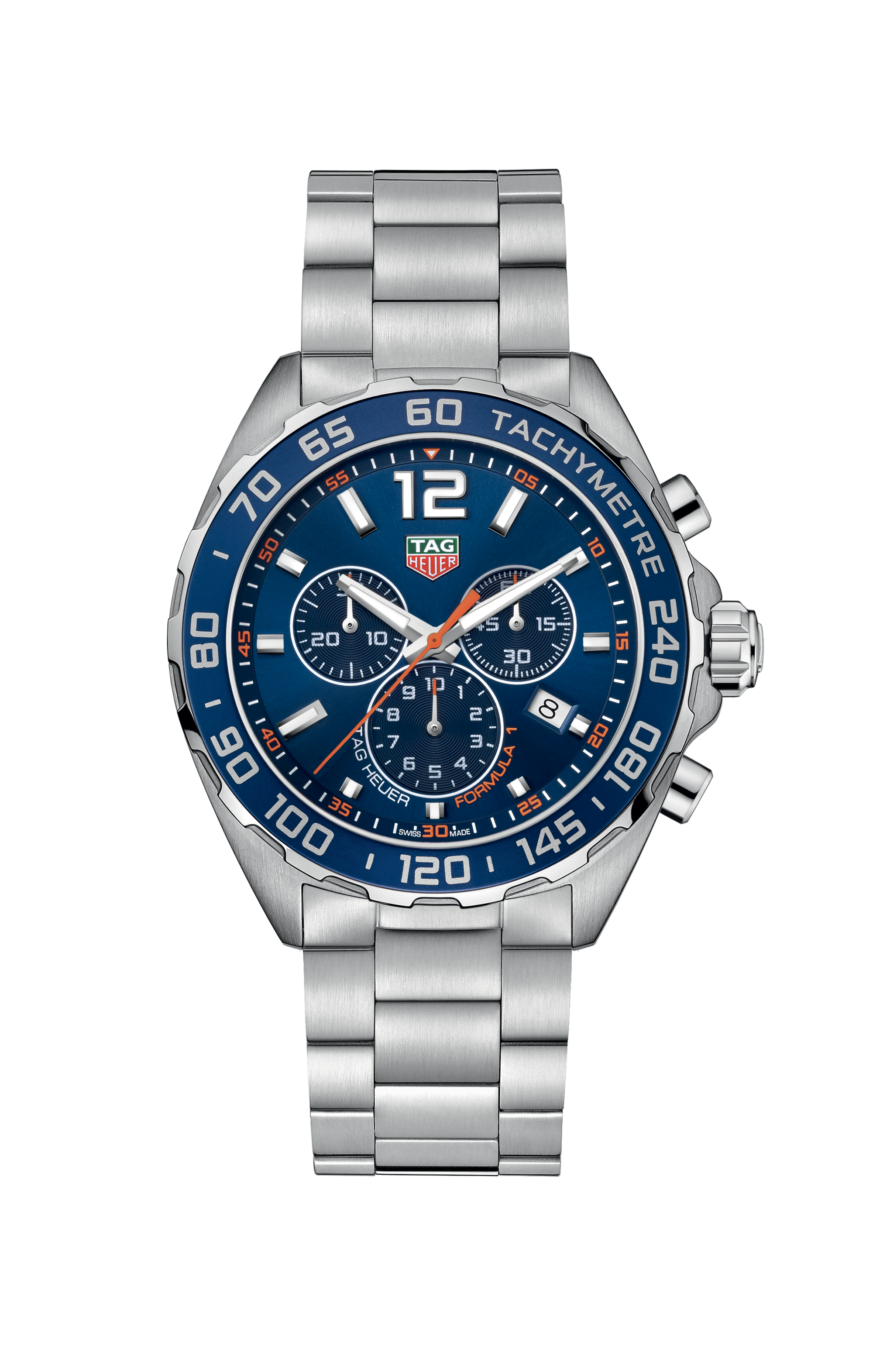 TAG Heuer Formula 1                                                                                                 Chronographe à quartz                   -                       Diamètre 43 mm                                                              TAG Heuer FORMULA 1 Référence :  CAZ1014.BA0842 -7