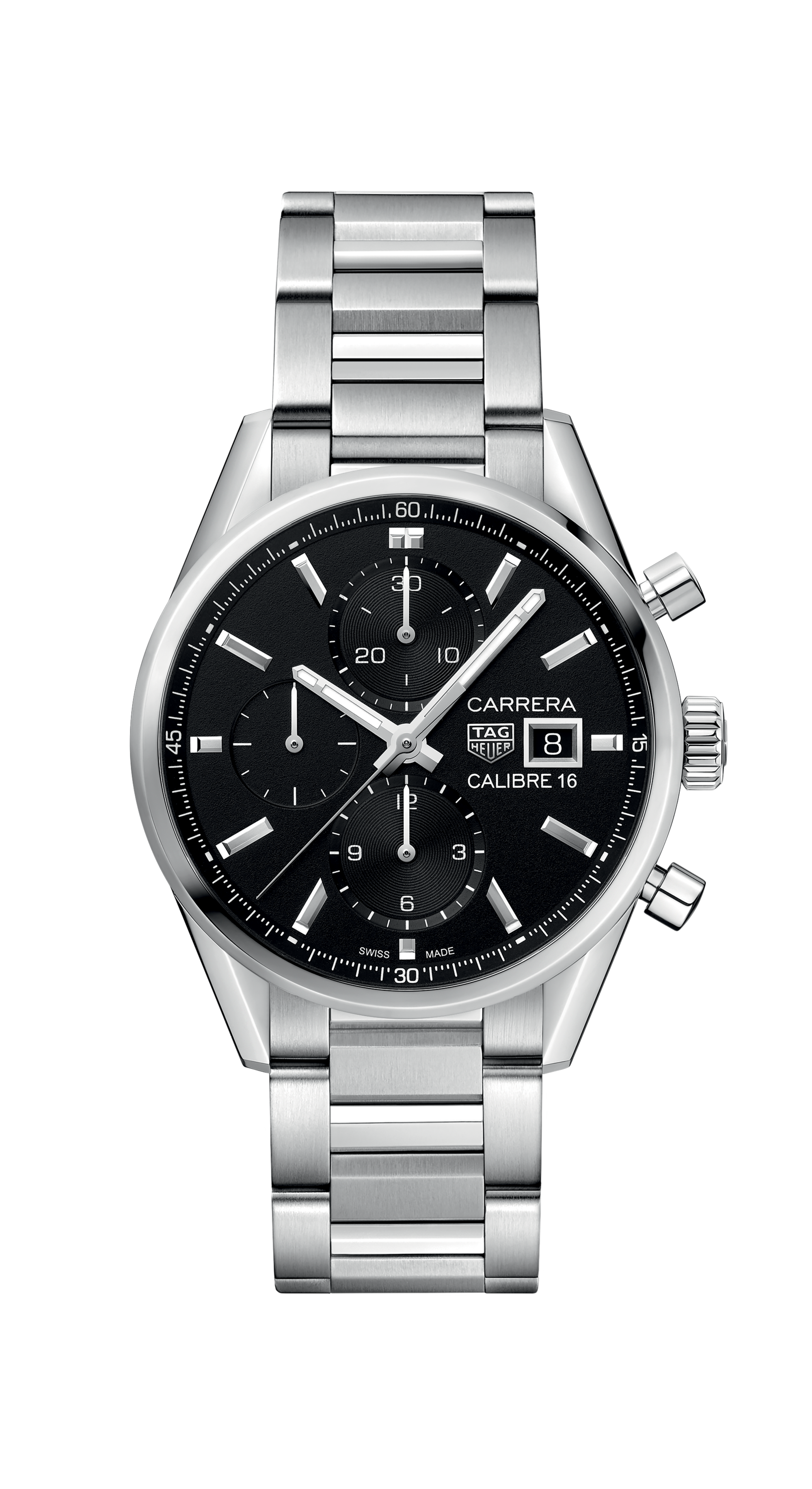 TAG Heuer Carrera                                                                                                 Chronographe automatique                   -                       Diamètre 41 mm                                                             TAG Heuer CARRERA Référence :  CBK2110.BA0715 -7