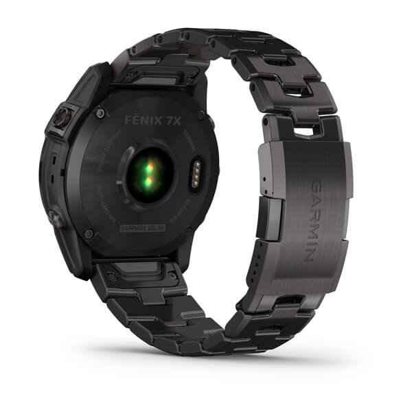 fenix® 7X Sapphire Solar - Titane avec revêtement Carbon Gray DLC et  bracelet titane Gray DLC