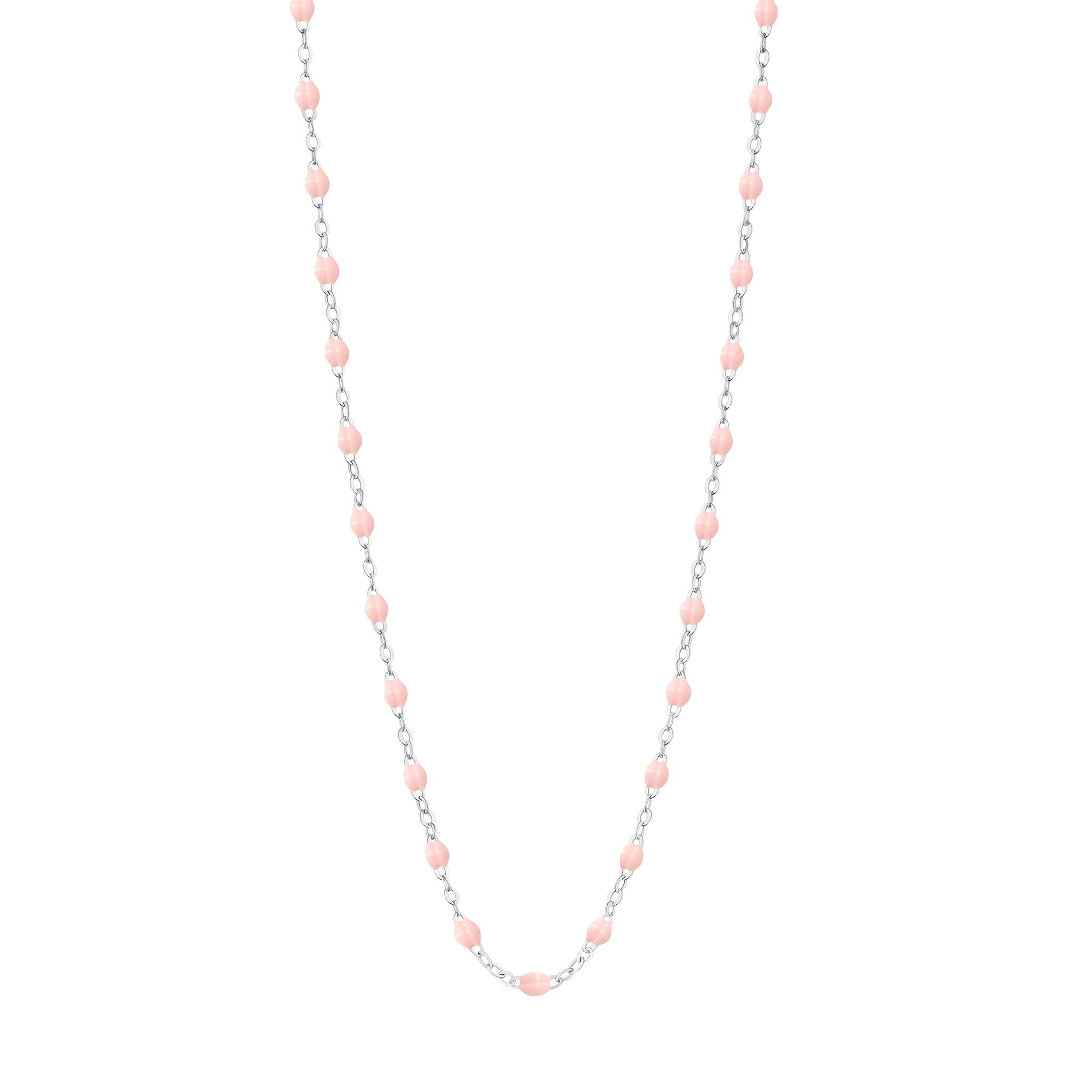 Collier rose bébé Classique Gigi, or blanc, 45 cm classique gigi Référence :  b1gi001g2845xx -1