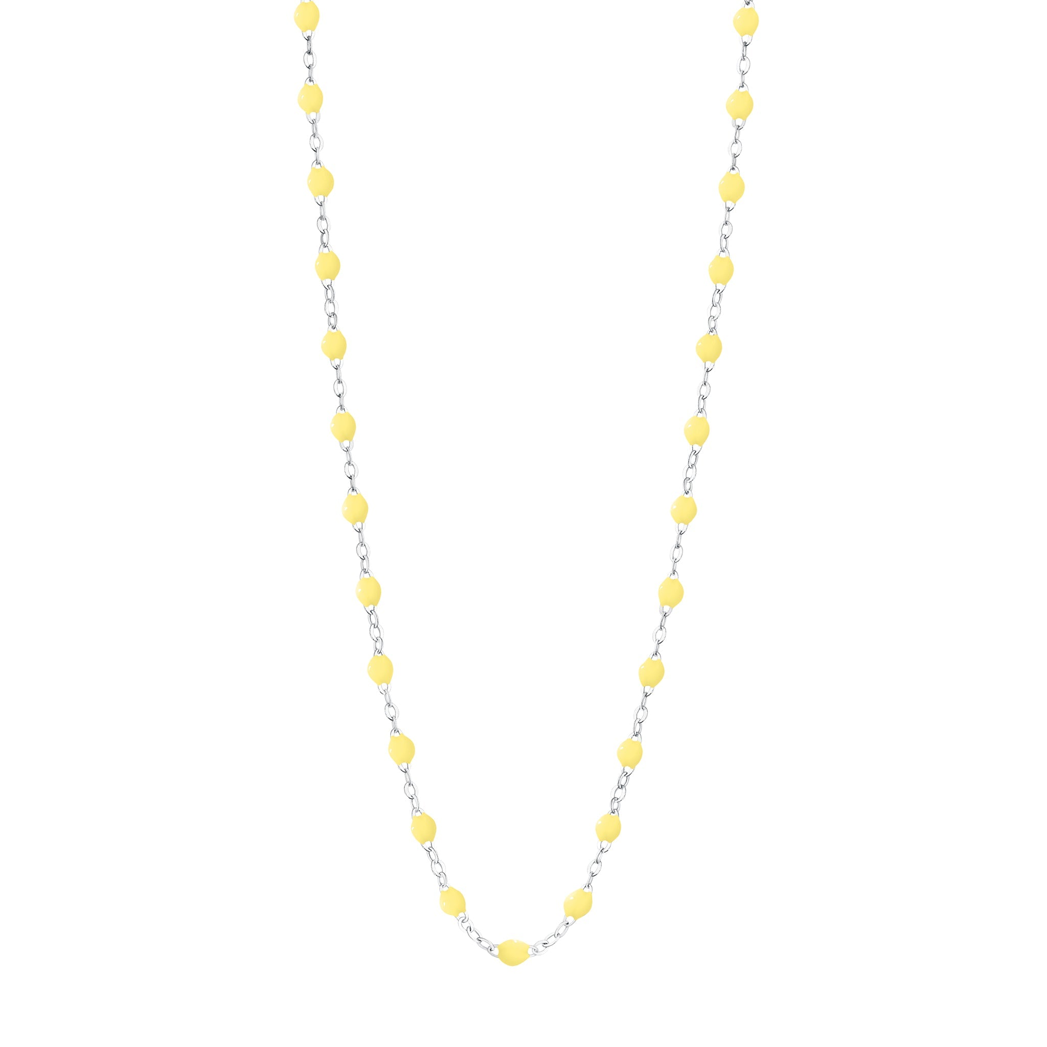 Collier mimosa Classique Gigi, or blanc, 42 cm classique gigi Référence :  b1gi001g6442xx -1