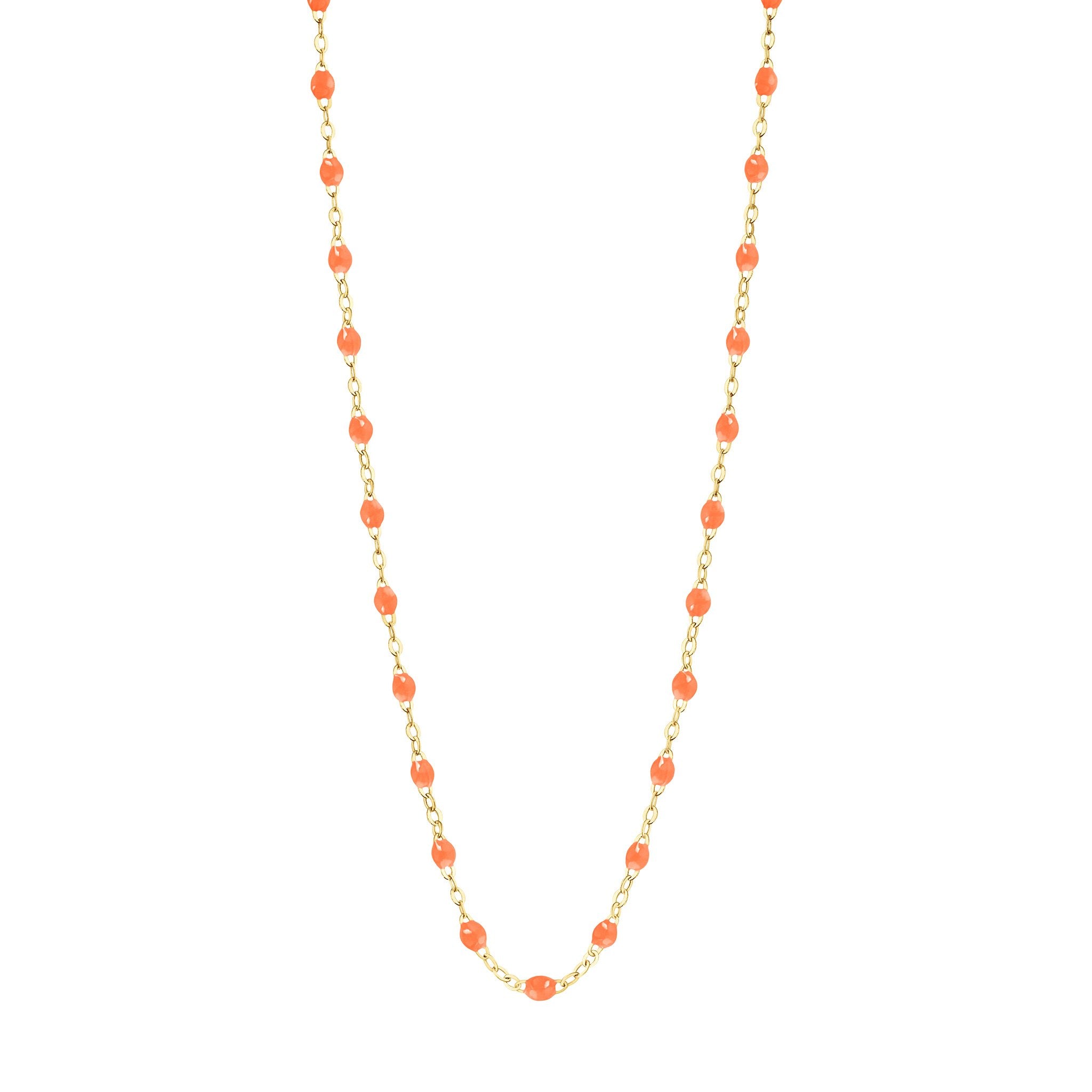 Collier orange fluo Classique Gigi, or jaune, 42 cm classique gigi Référence :  b1gi001j1342xx -1