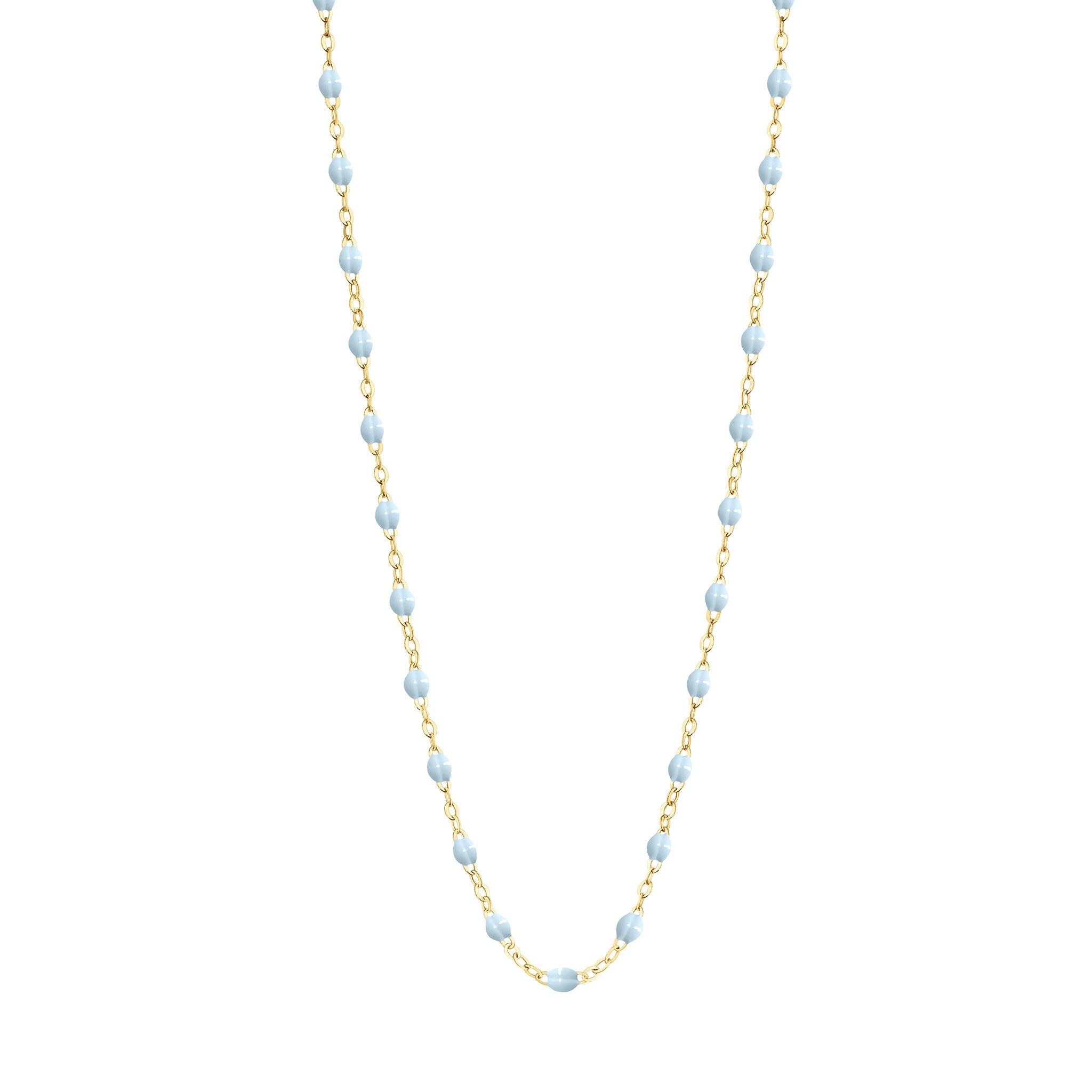 Collier enfant bleu layette Classique Gigi, or jaune, 33 cm classique gigi Référence :  b1gi001j1533xx -1