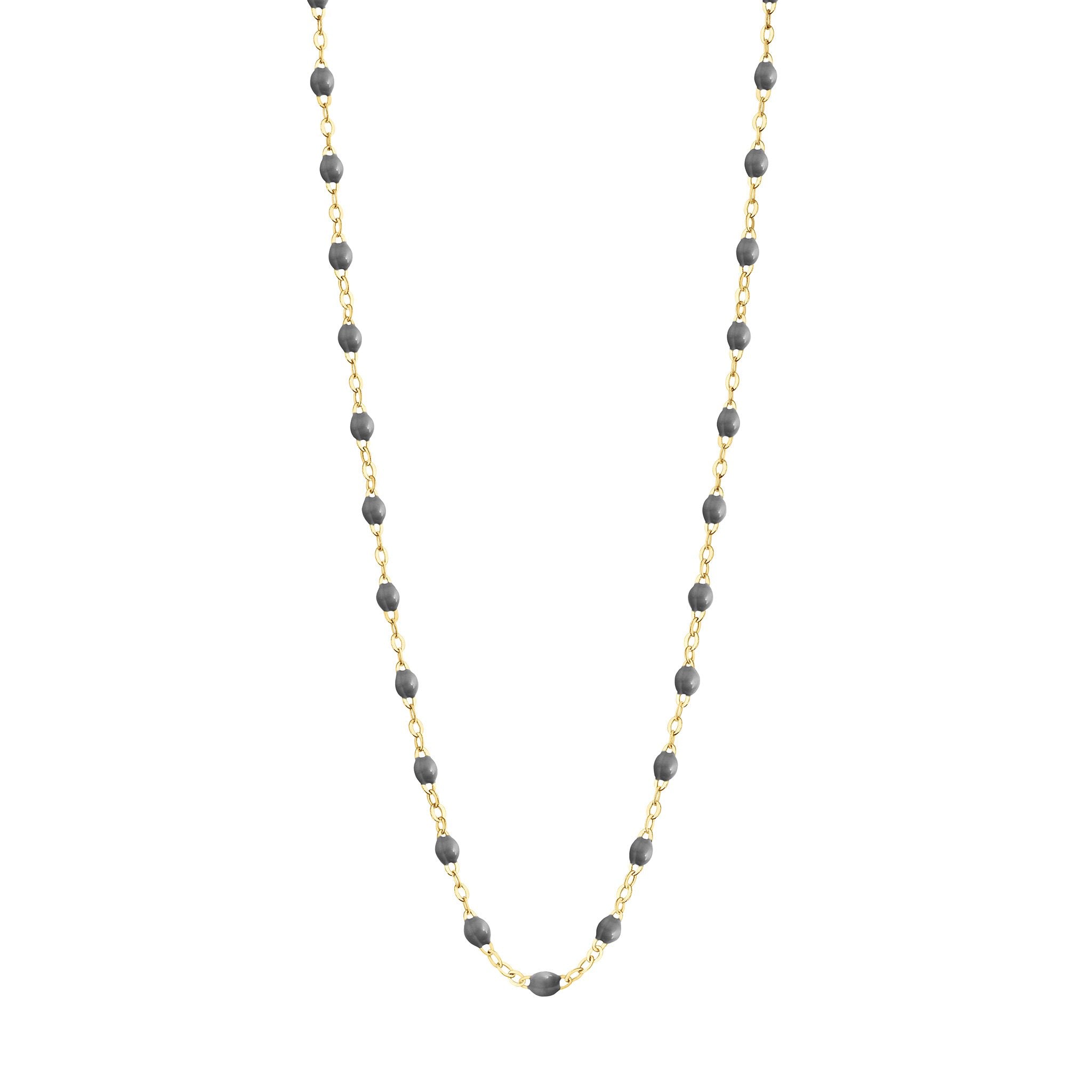 Collier gris foncé Classique Gigi, or jaune, 42 cm classique gigi Référence :  b1gi001j1942xx -1