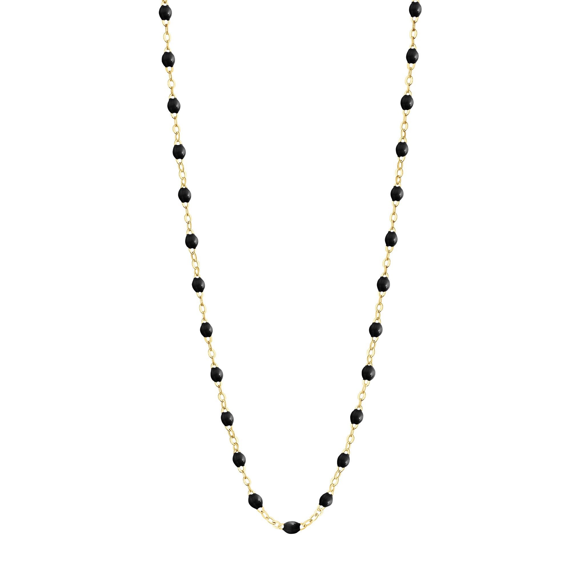 Collier noir Classique Gigi, or jaune, 50 cm classique gigi Référence :  b1gi001j2050xx -1