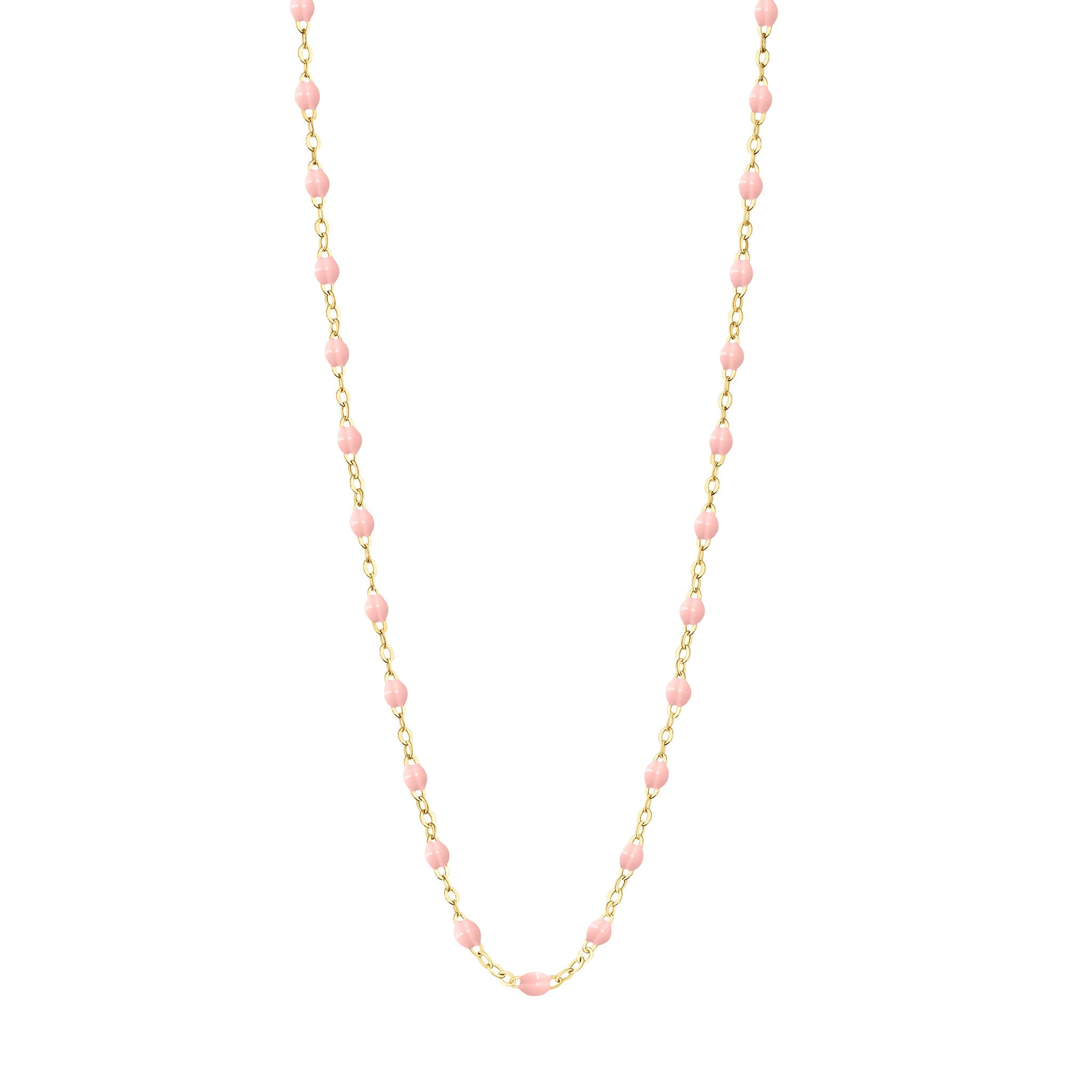 Collier enfant rose bébé Classique Gigi, or jaune, 33 cm