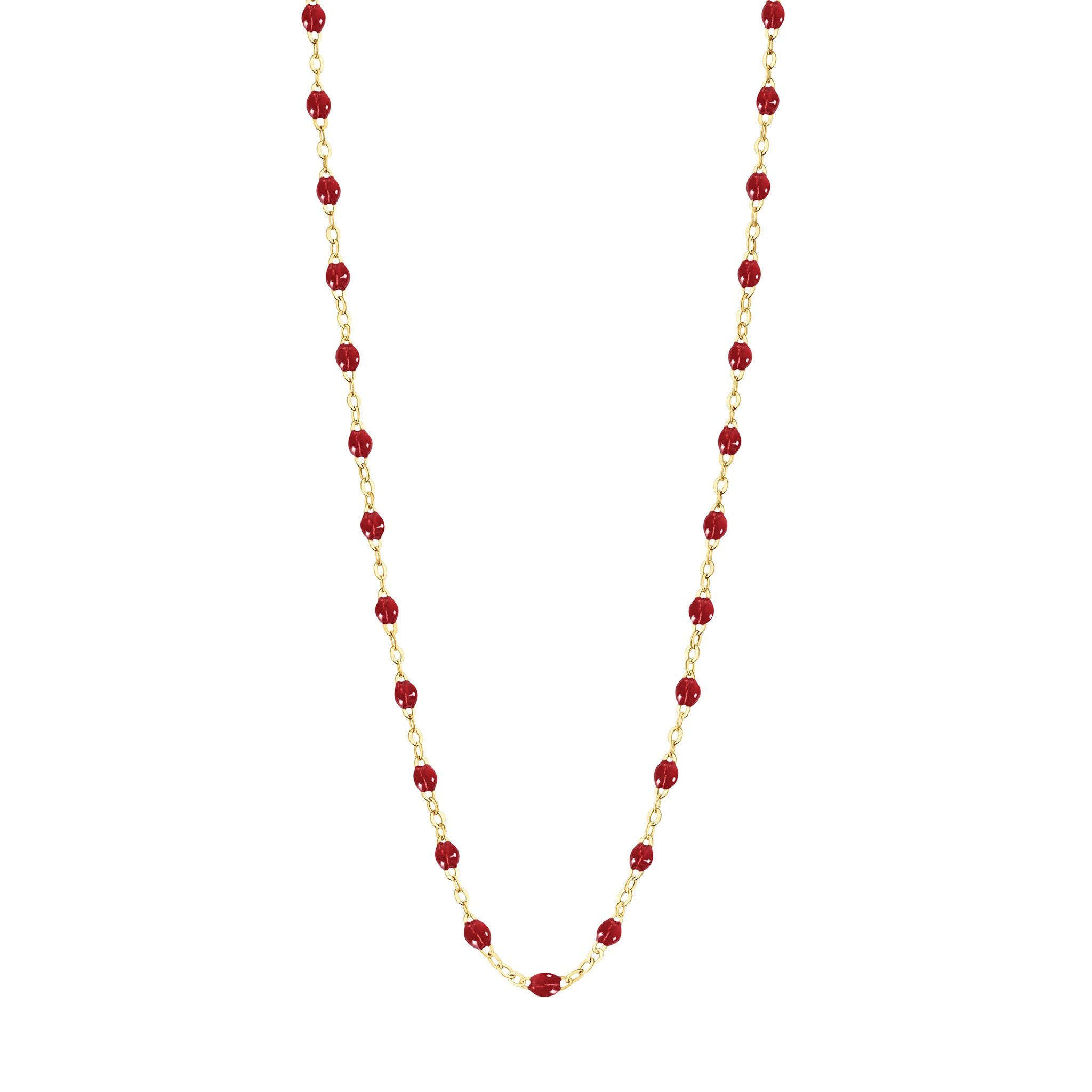 Collier rouge Classique Gigi, or jaune, 42 cm classique gigi Référence :  b1gi001j3042xx -1