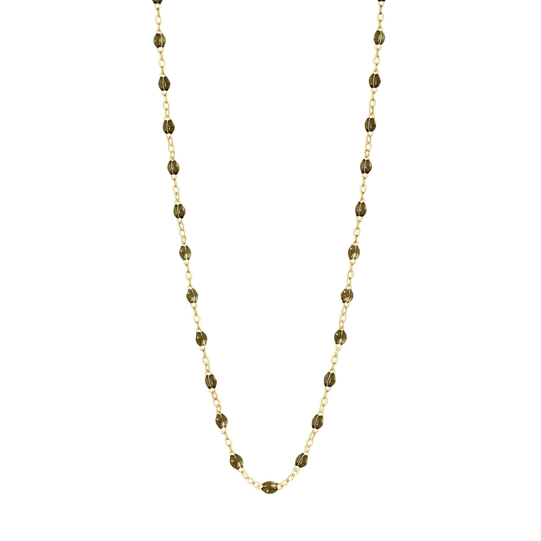 Collier kaki Classique Gigi, or jaune, 42 cm classique gigi Référence :  b1gi001j3842xx -1