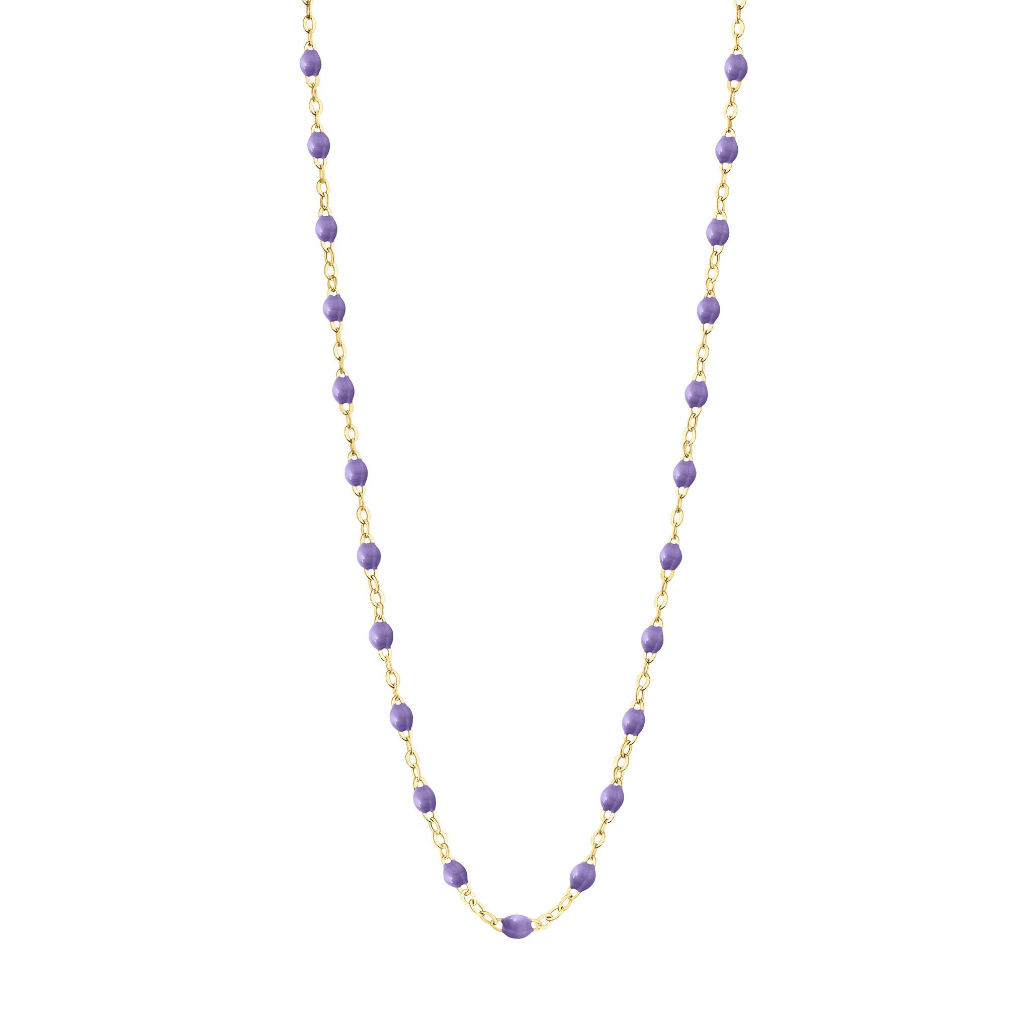 Collier mauve Classique Gigi, or jaune, 45 cm classique gigi Référence :  b1gi001j4345xx -1