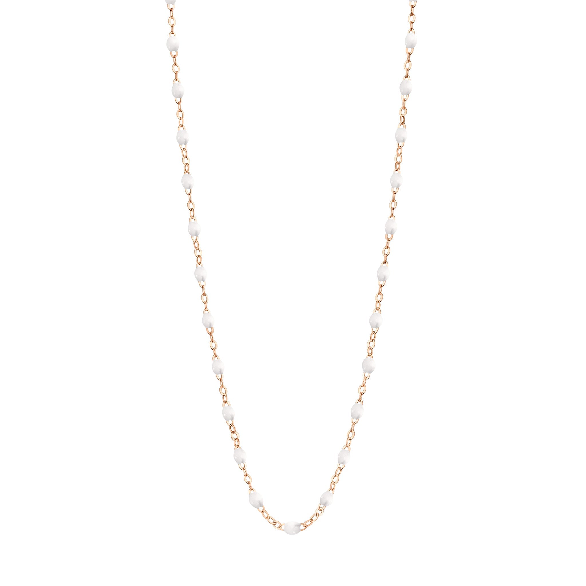 Collier enfant blanc Classique Gigi, or rose, 33 cm classique gigi Référence :  b1gi001r0133xx -1