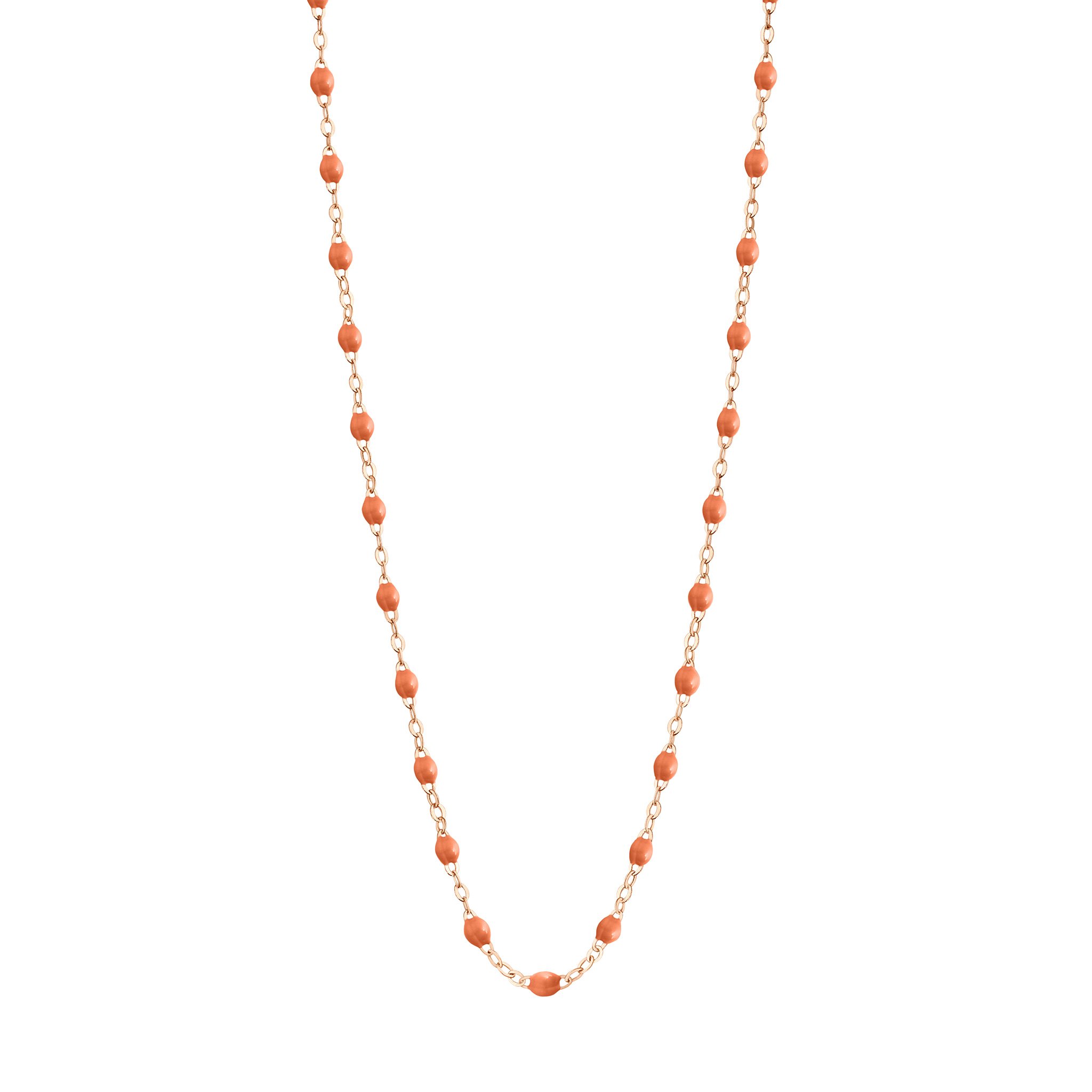 Collier feu Classique Gigi, or rose, 42 cm