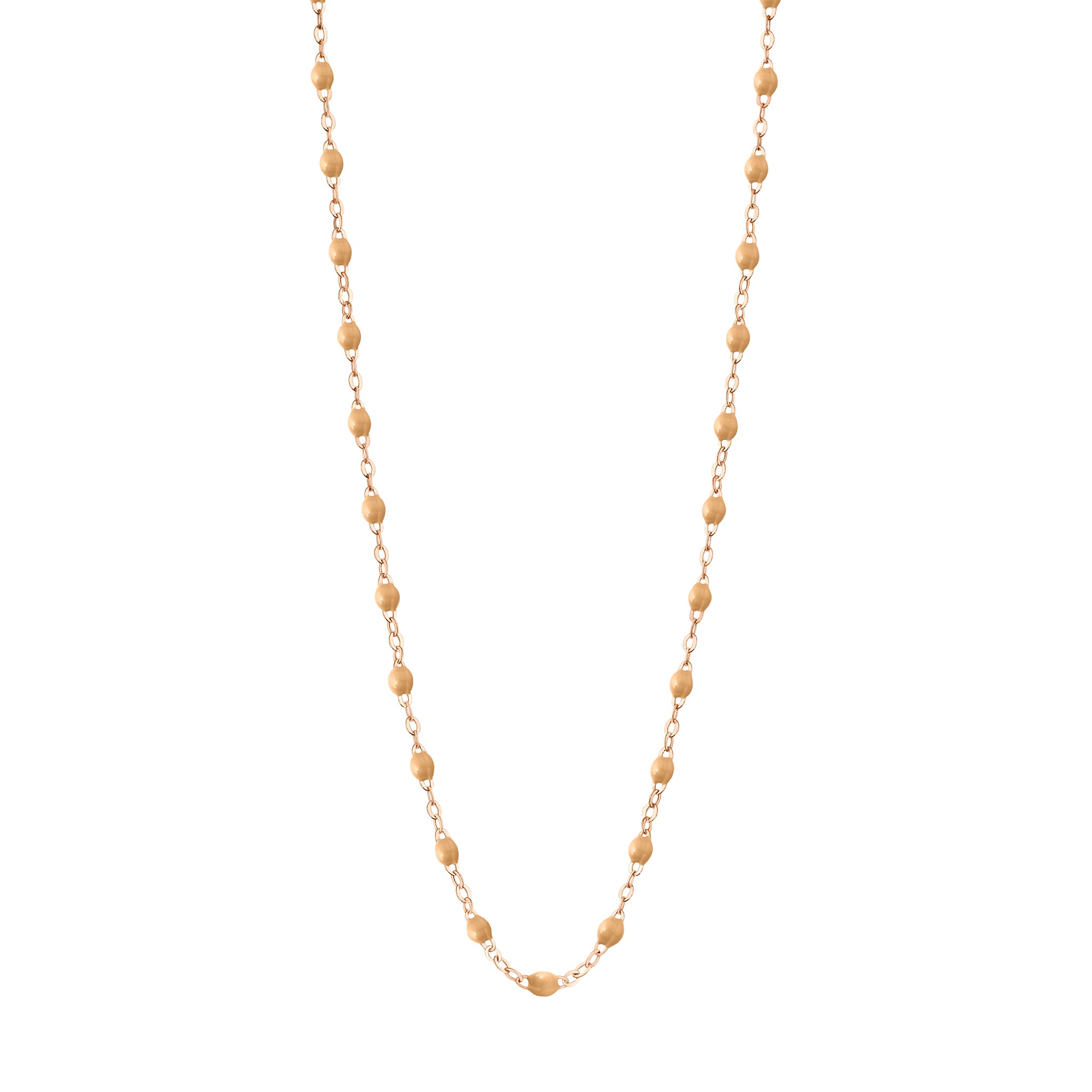 Collier nude Classique Gigi, or rose, 45 cm