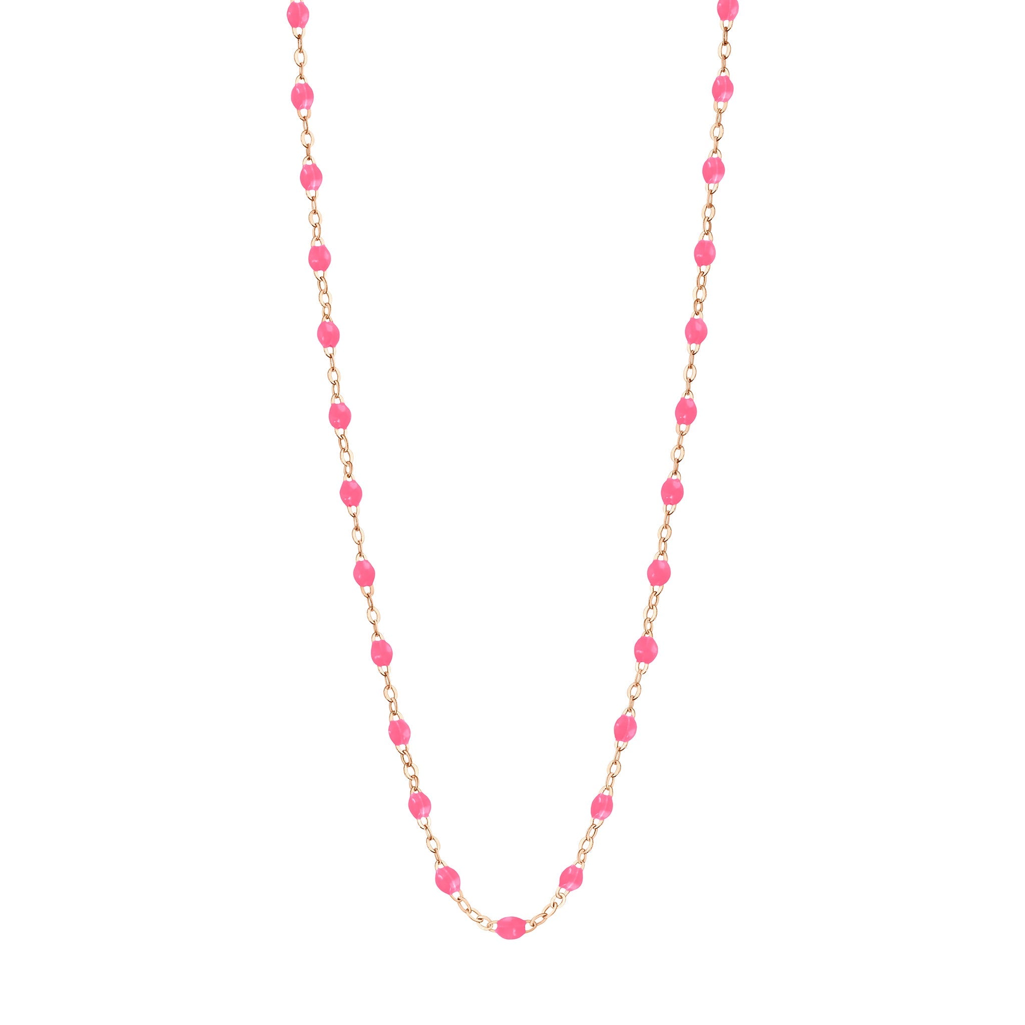 Collier enfant rose fluo Classique Gigi, or rose, 33 cm classique gigi Référence :  b1gi001r2933xx -1