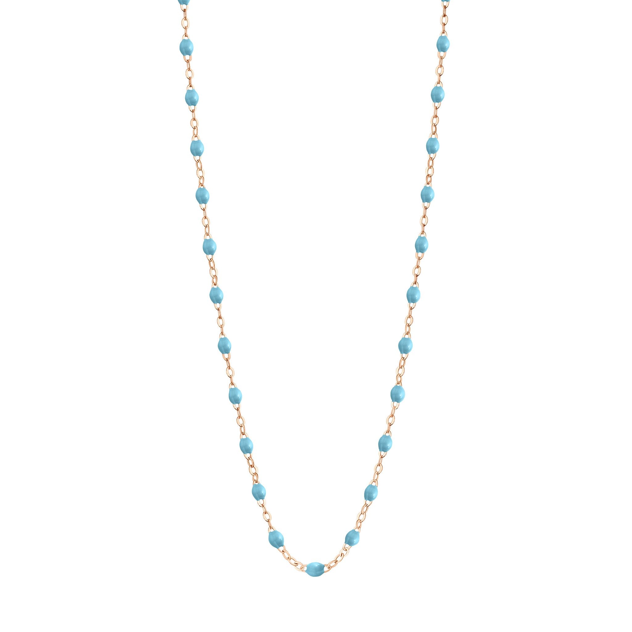 Collier turquoise Classique Gigi, or rose, 50 cm classique gigi Référence :  b1gi001r3450xx -1