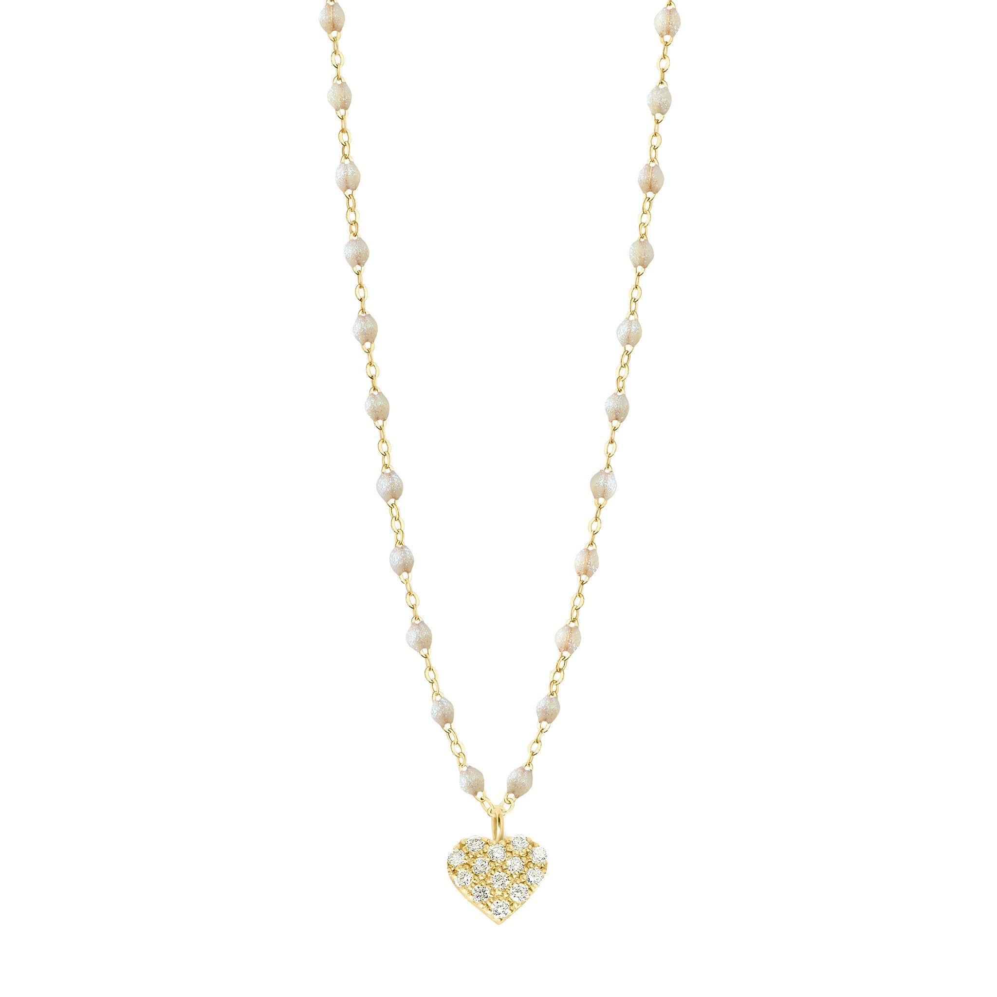 Collier opale In Love, diamants, or jaune, 42 cm in love Référence :  b1il001j6142di -1