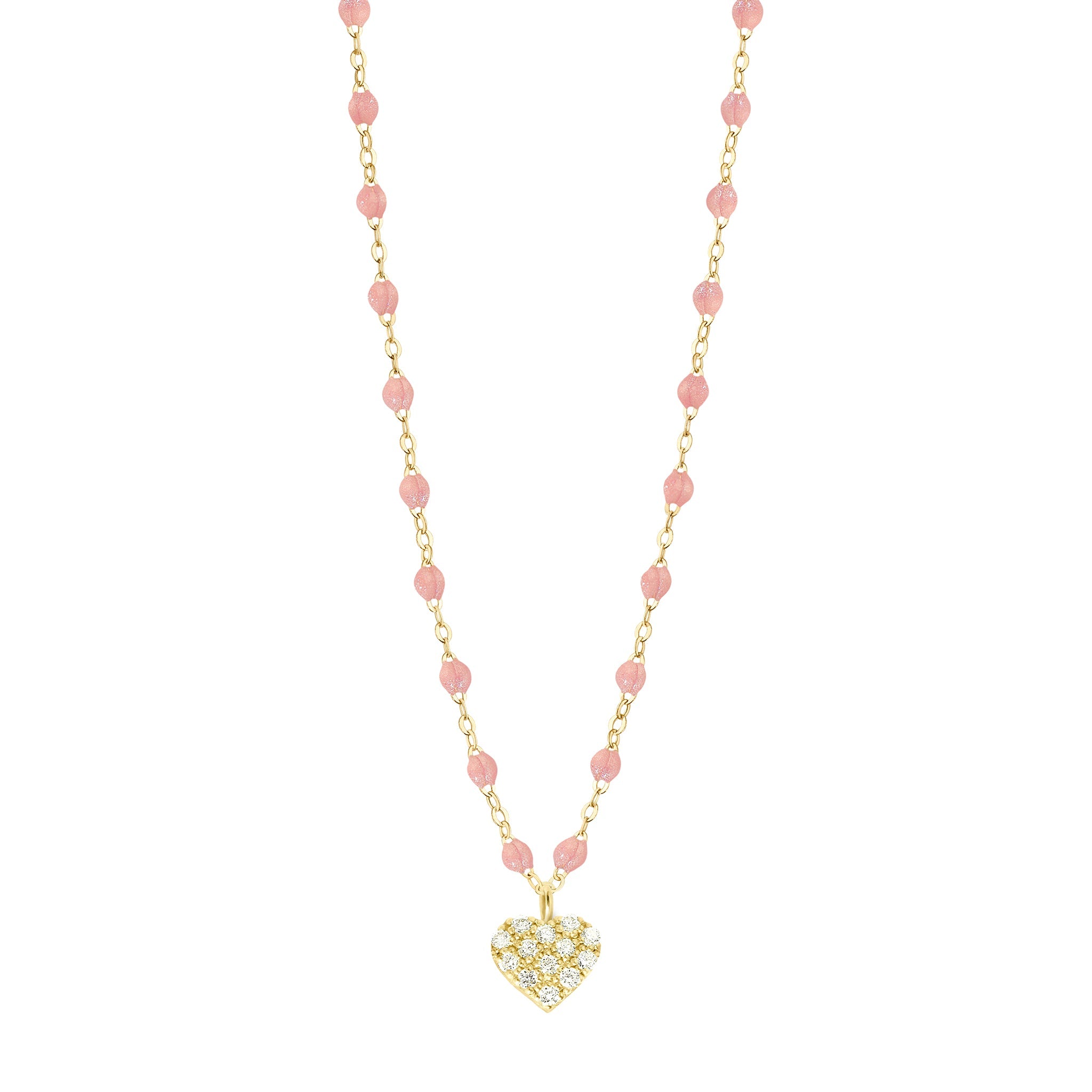 Collier blush In Love, diamants, or jaune, 42 cm in love Référence :  b1il001j6342di -1