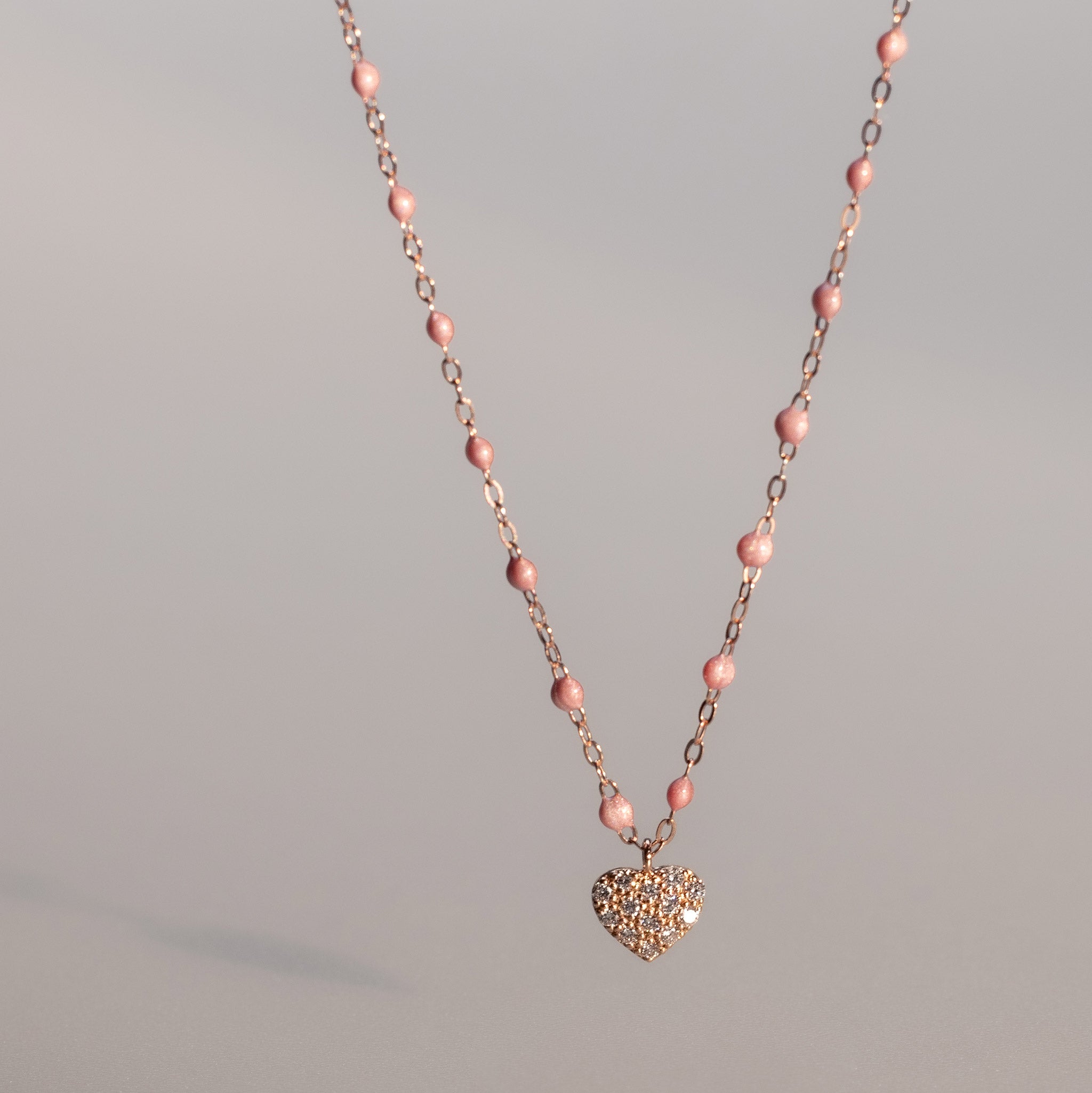 Collier blush In Love, diamants, or jaune, 42 cm in love Référence :  b1il001j6342di -2