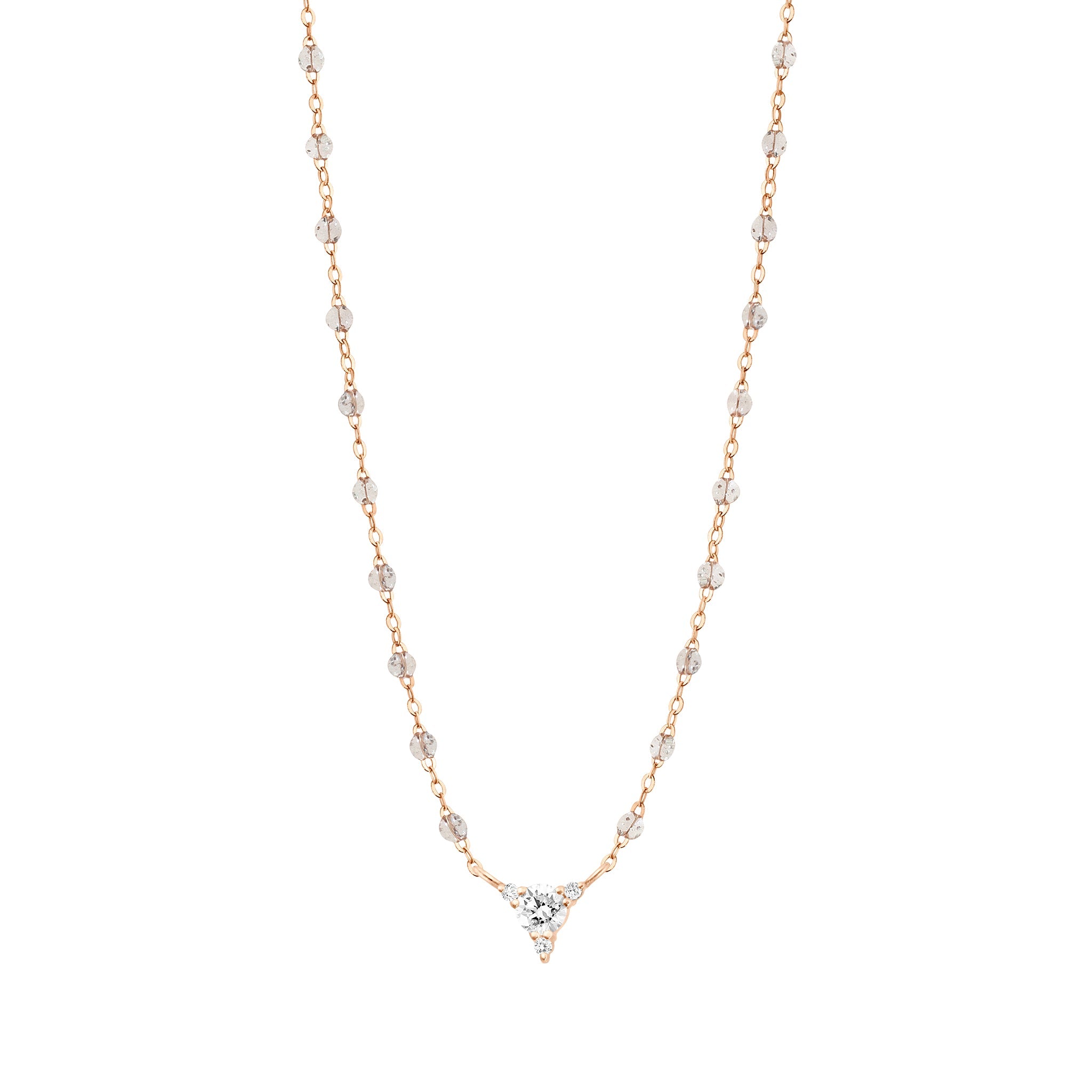 Collier sparkle Kosmos, diamants, or rose, 42 cm kosmos Référence :  b1ks023r4942di -1