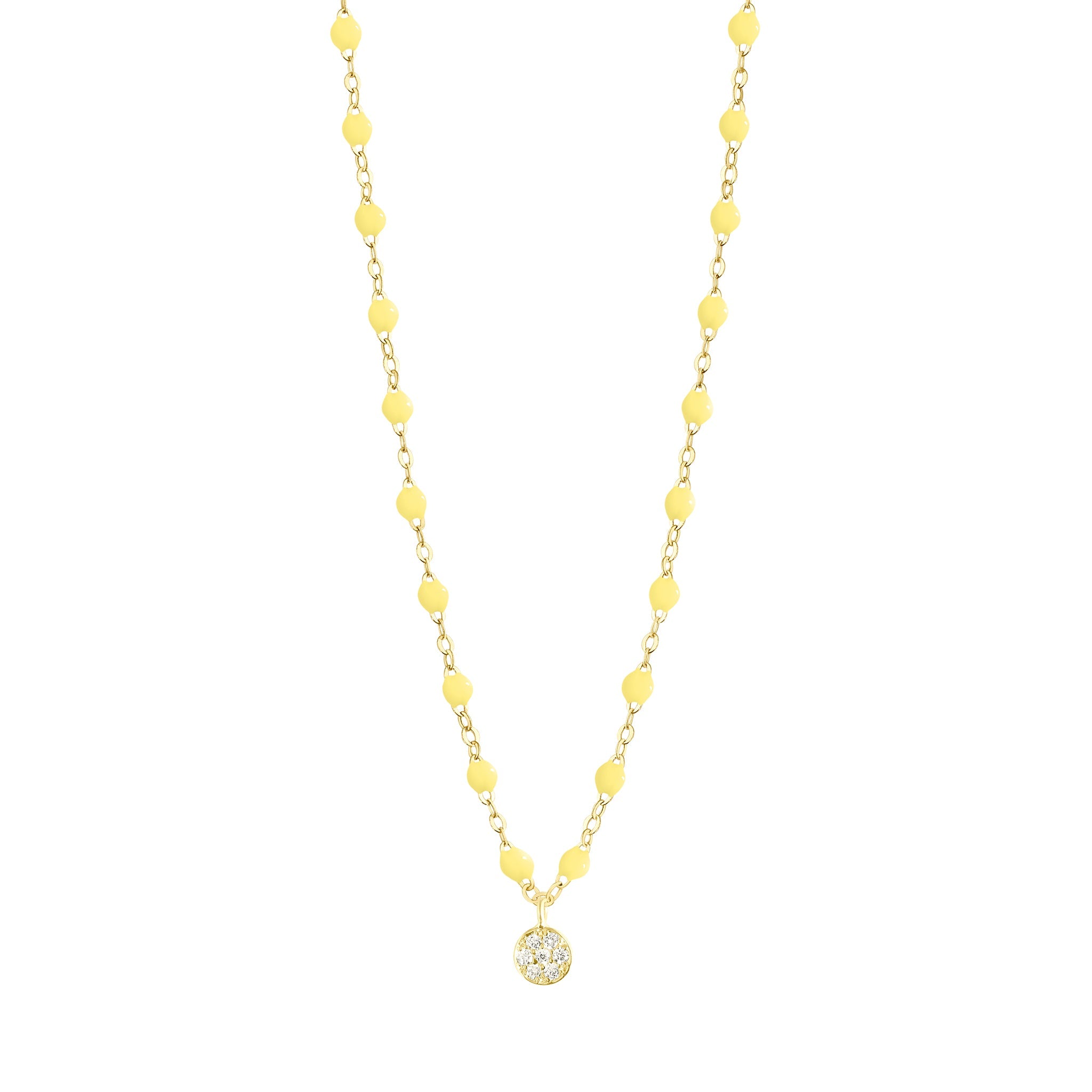 Collier mimosa Puce, diamants, or jaune, 42 cm pirate Référence :  b1pu002j6442di -1