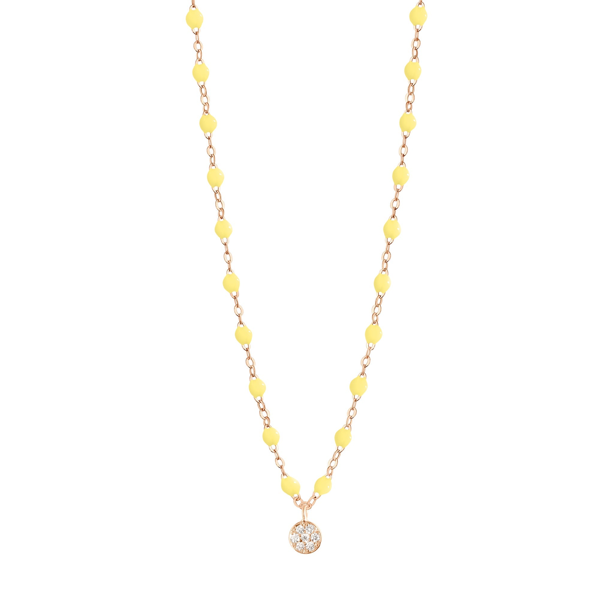 Collier mimosa Puce, diamants, or rose, 42 cm pirate Référence :  b1pu002r6442di -1