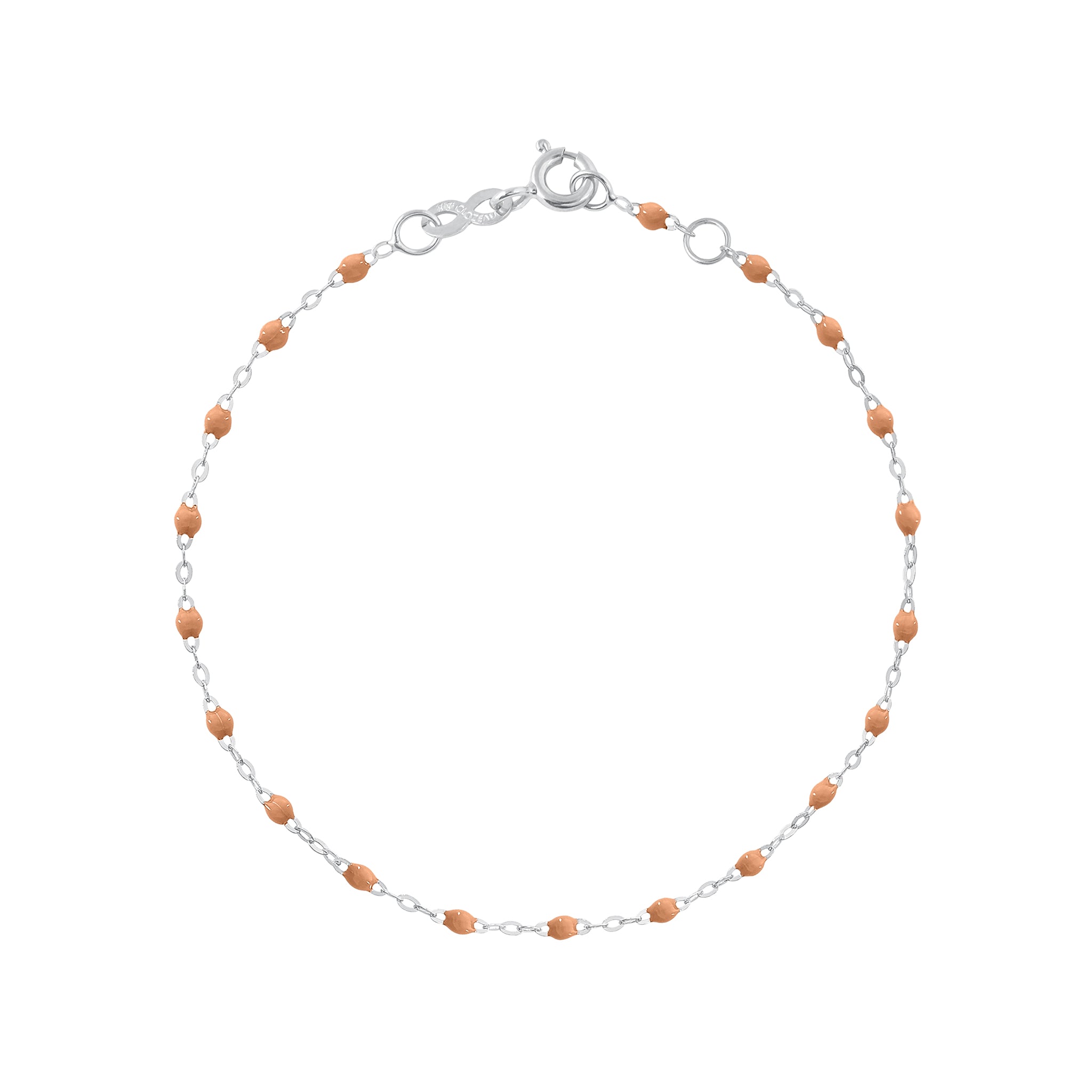 Bracelet caramel Classique Gigi, or blanc, 15 cm classique gigi Référence :  b3gi001g0815xx -1