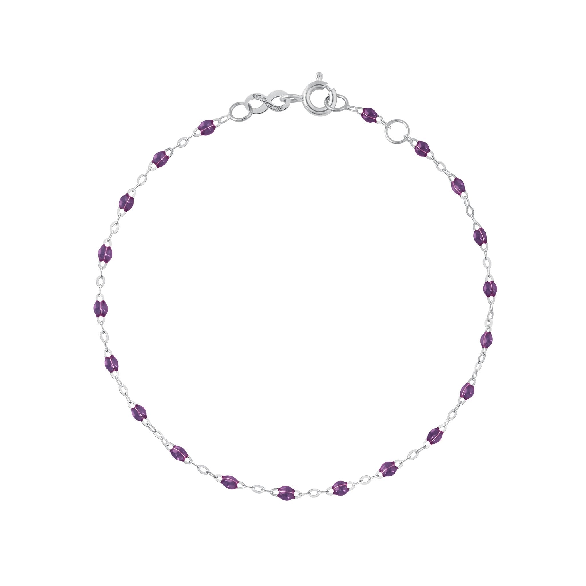 Bracelet violet Classique Gigi, or blanc, 18 cm classique gigi Référence :  b3gi001g1118xx -1