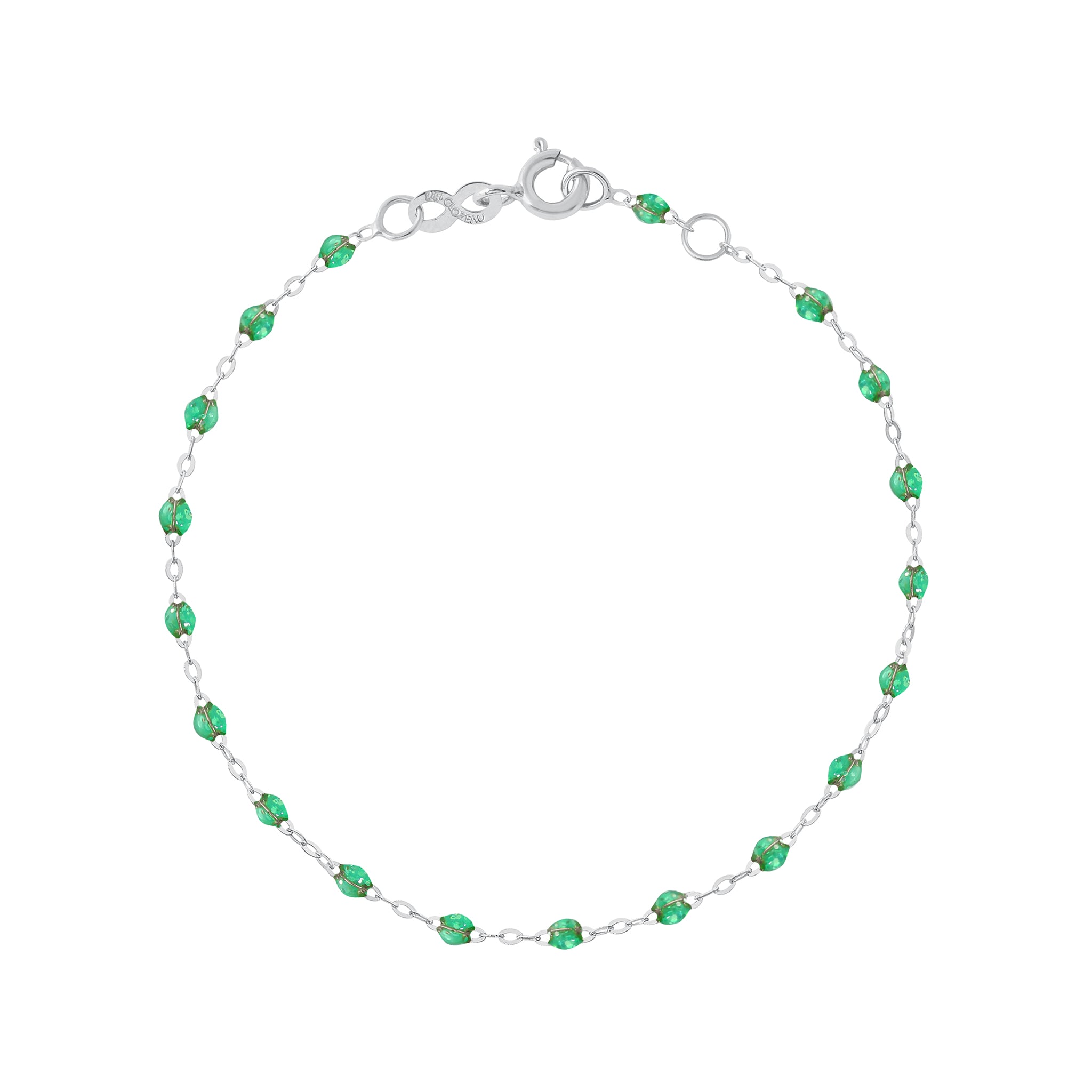 Bracelet menthe Classique Gigi, or blanc, 19 cm classique gigi Référence :  b3gi001g6019xx -1