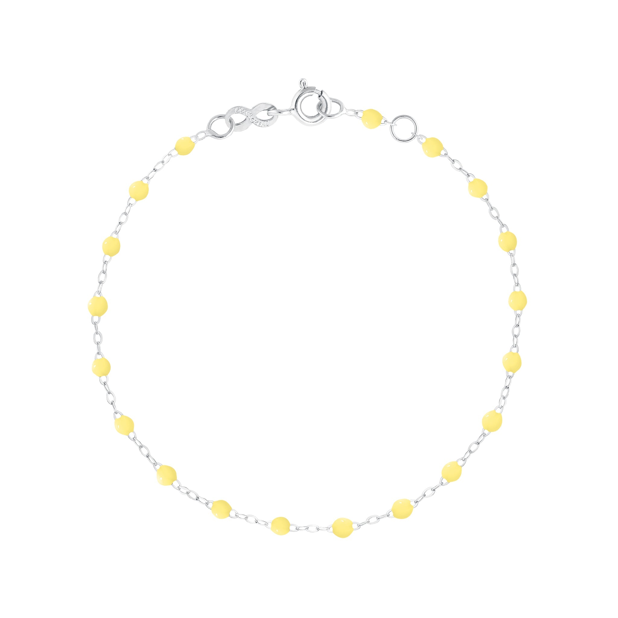 Bracelet mimosa Classique Gigi, or blanc, 15 cm classique gigi Référence :  b3gi001g6415xx -1