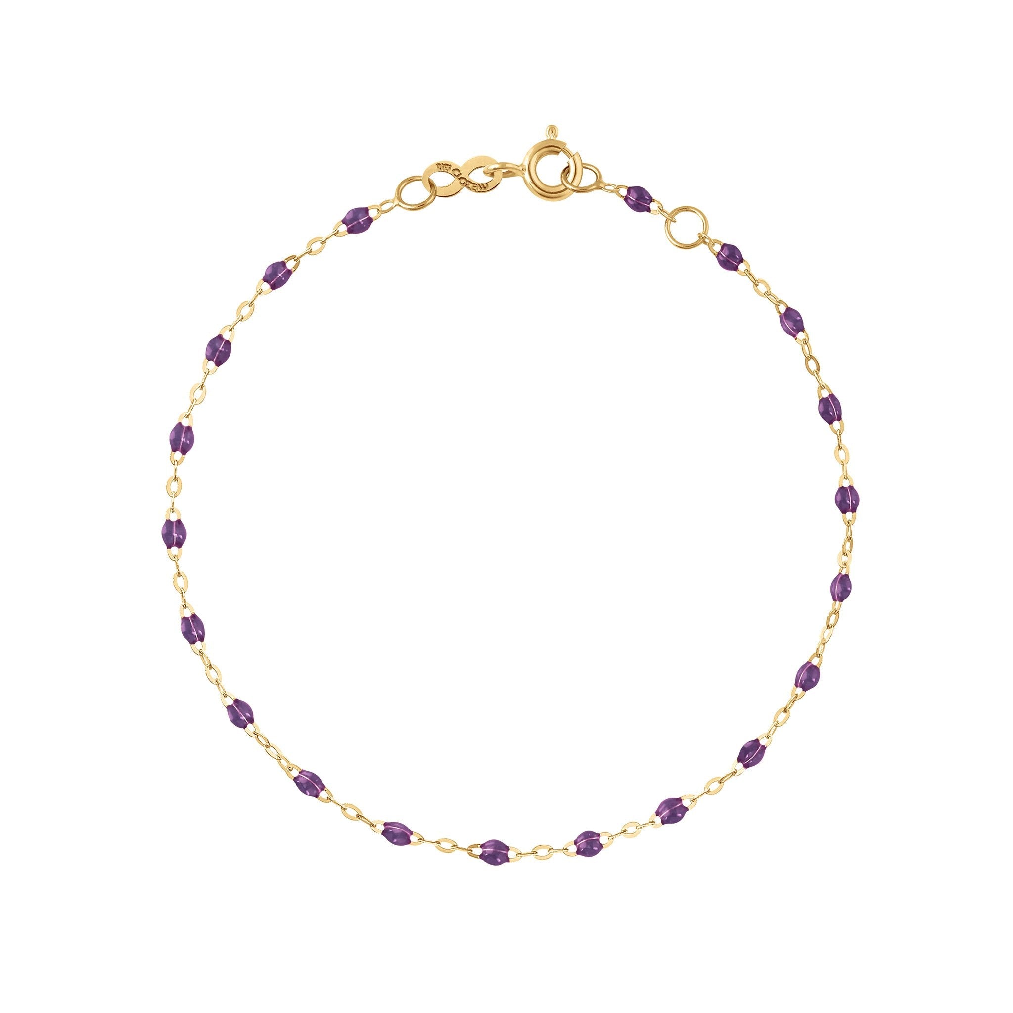 Bracelet violet Classique Gigi, or jaune, 19 cm classique gigi Référence :  b3gi001j1119xx -1