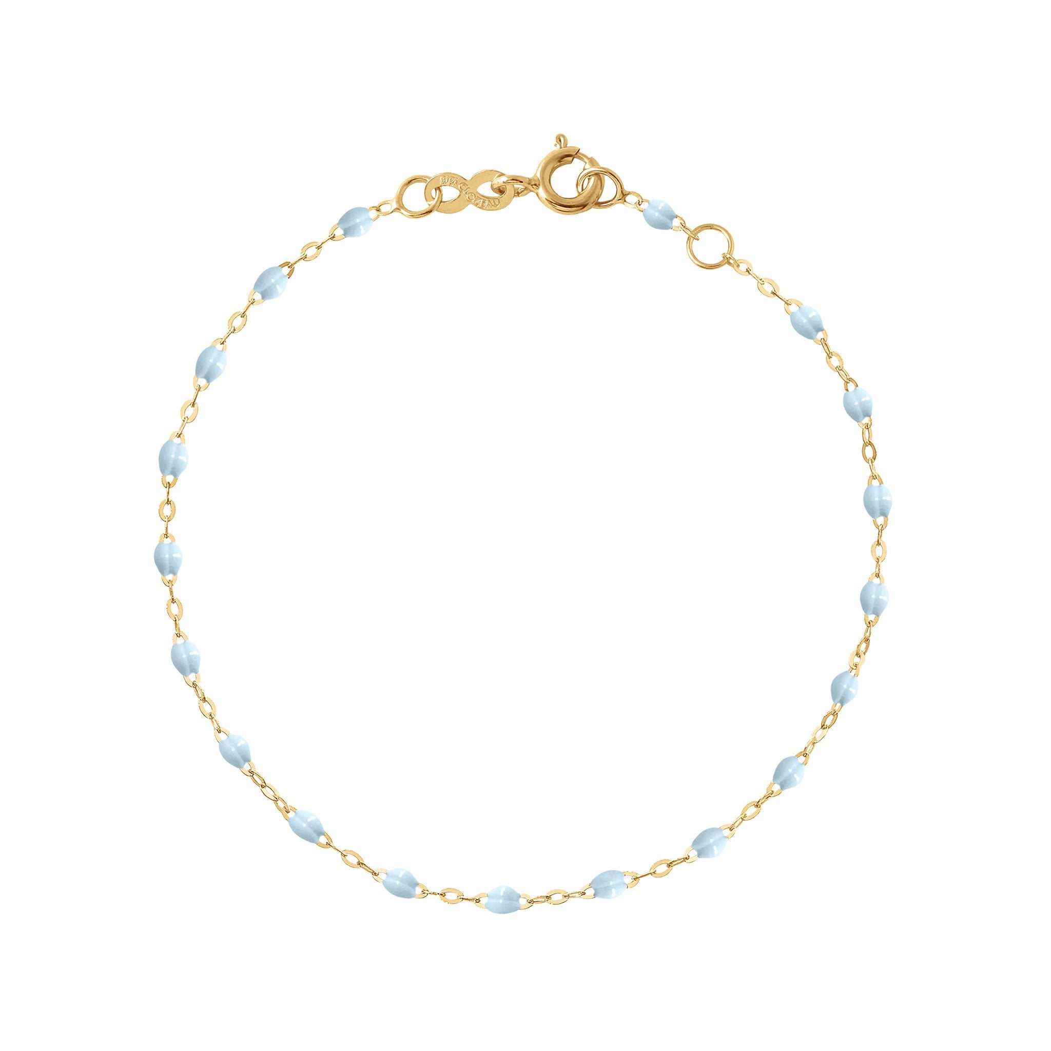 Bracelet bleu layette Classique Gigi, or jaune, 18 cm classique gigi Référence :  b3gi001j1518xx -1