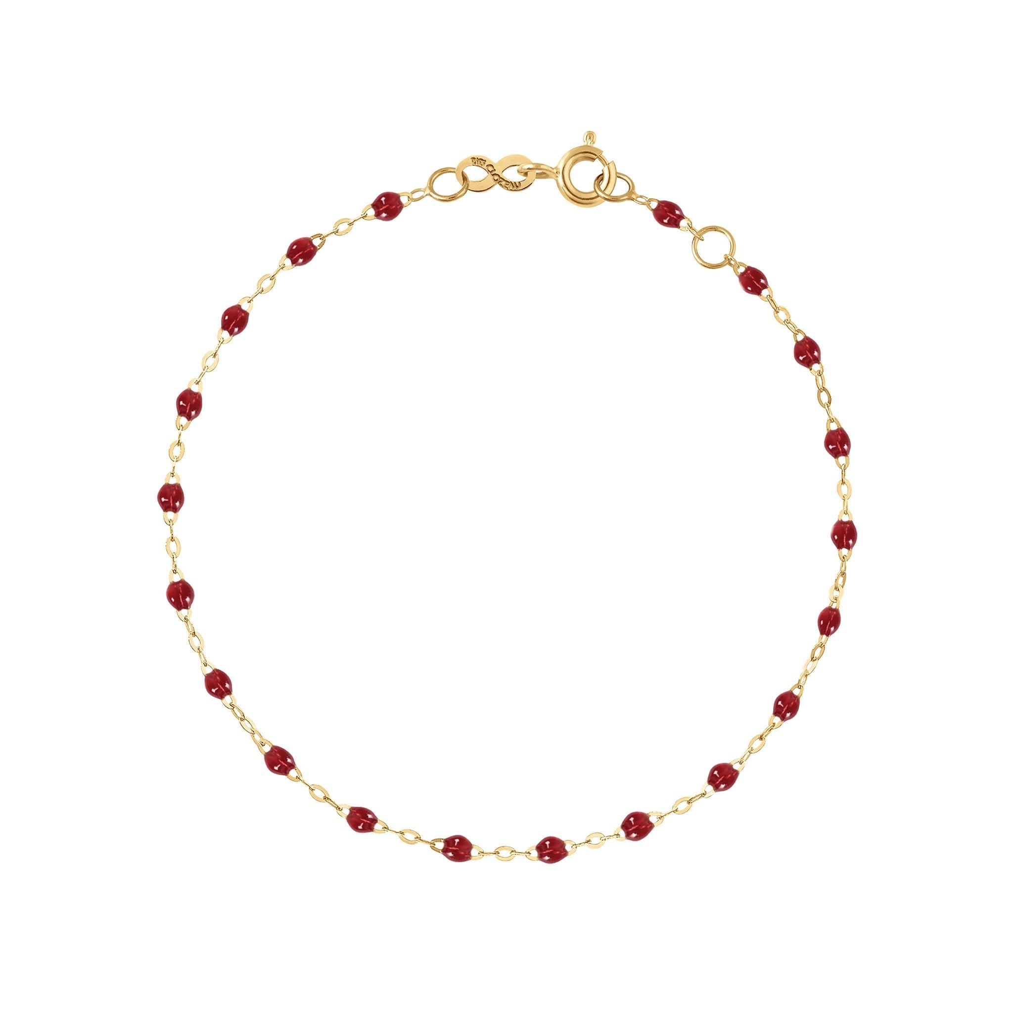 Bracelet rouge Classique Gigi, or jaune, 19 cm classique gigi Référence :  b3gi001j3019xx -1