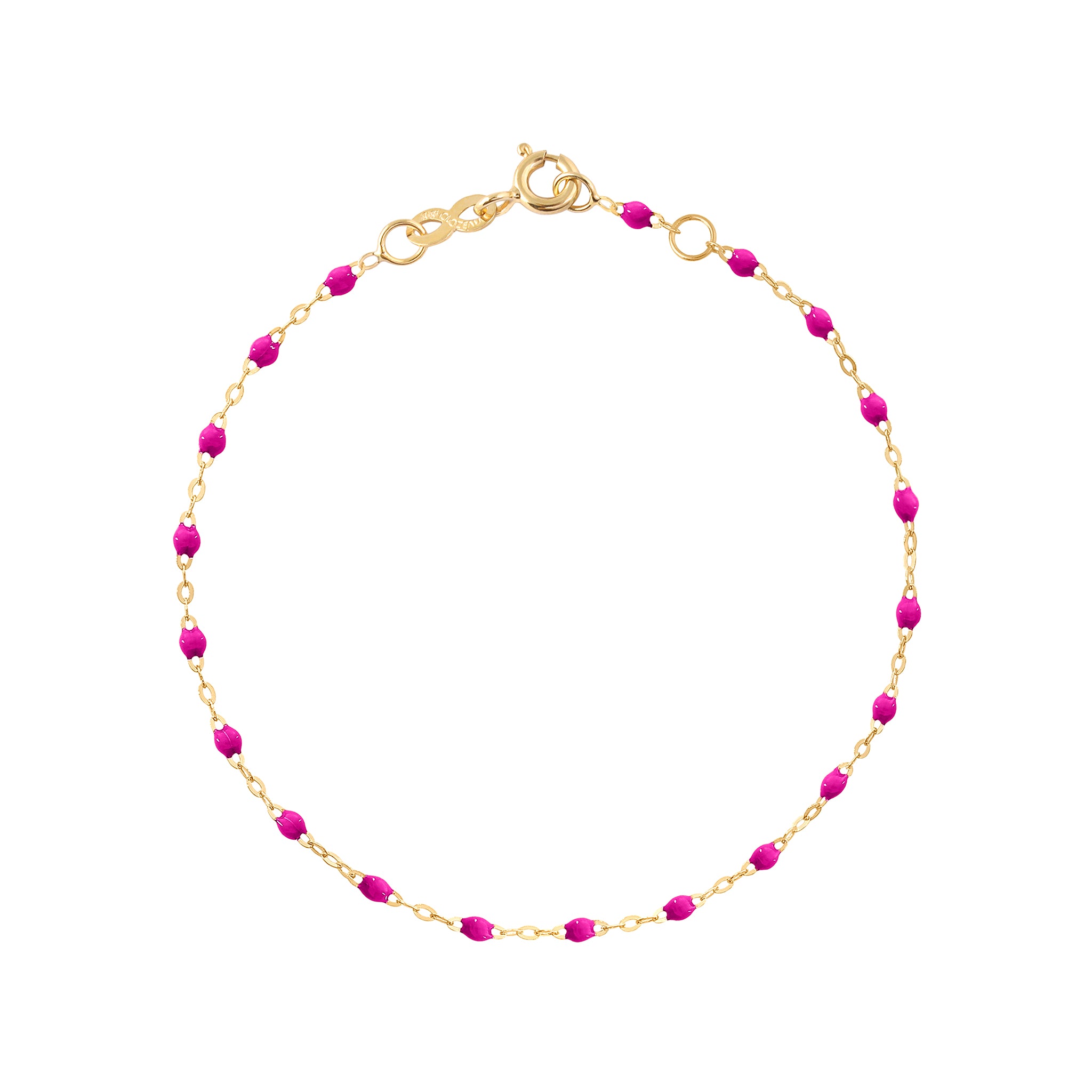 Bracelet bonbon Classique Gigi, or jaune, 15 cm