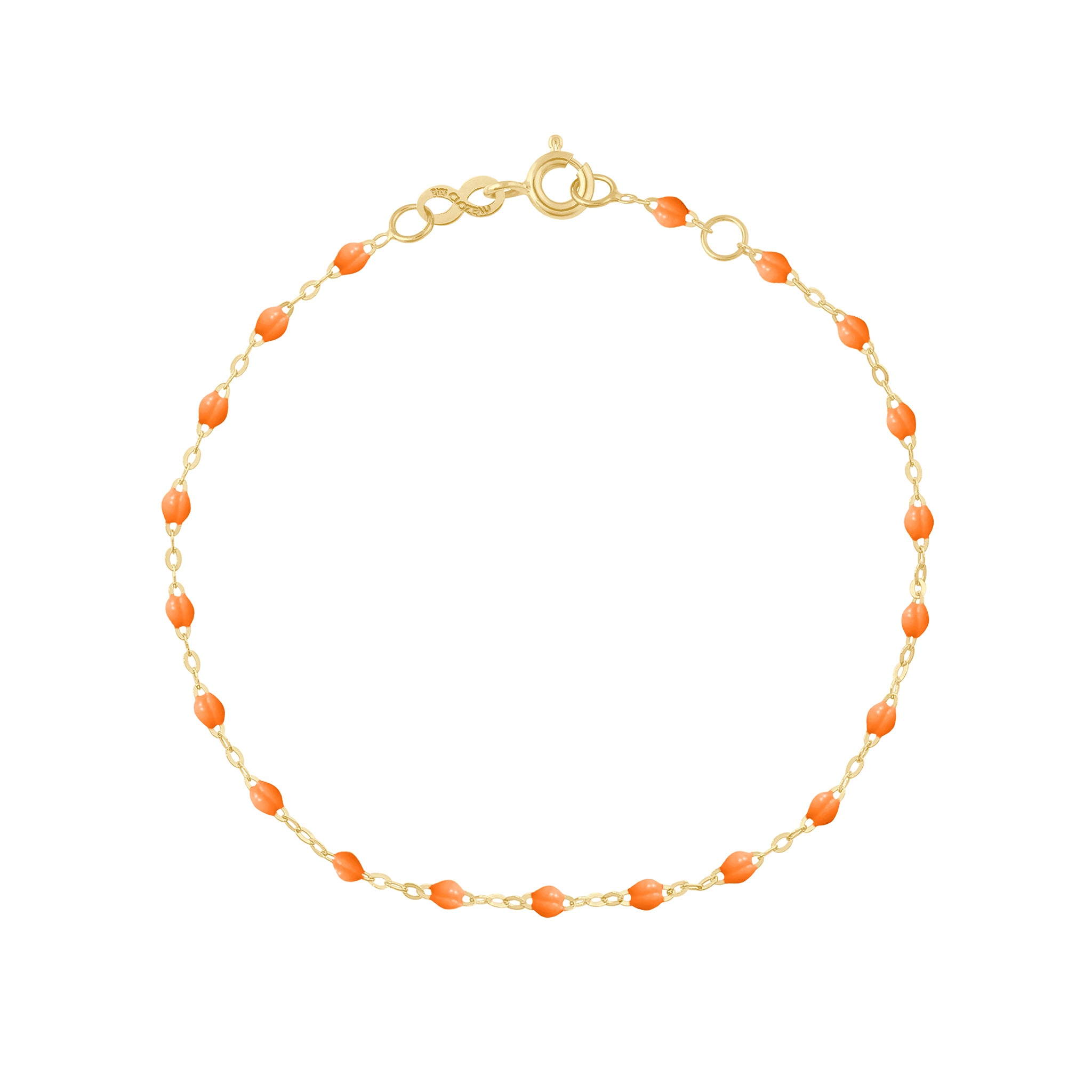 Bracelet mandarine Classique Gigi, or jaune, 18 cm