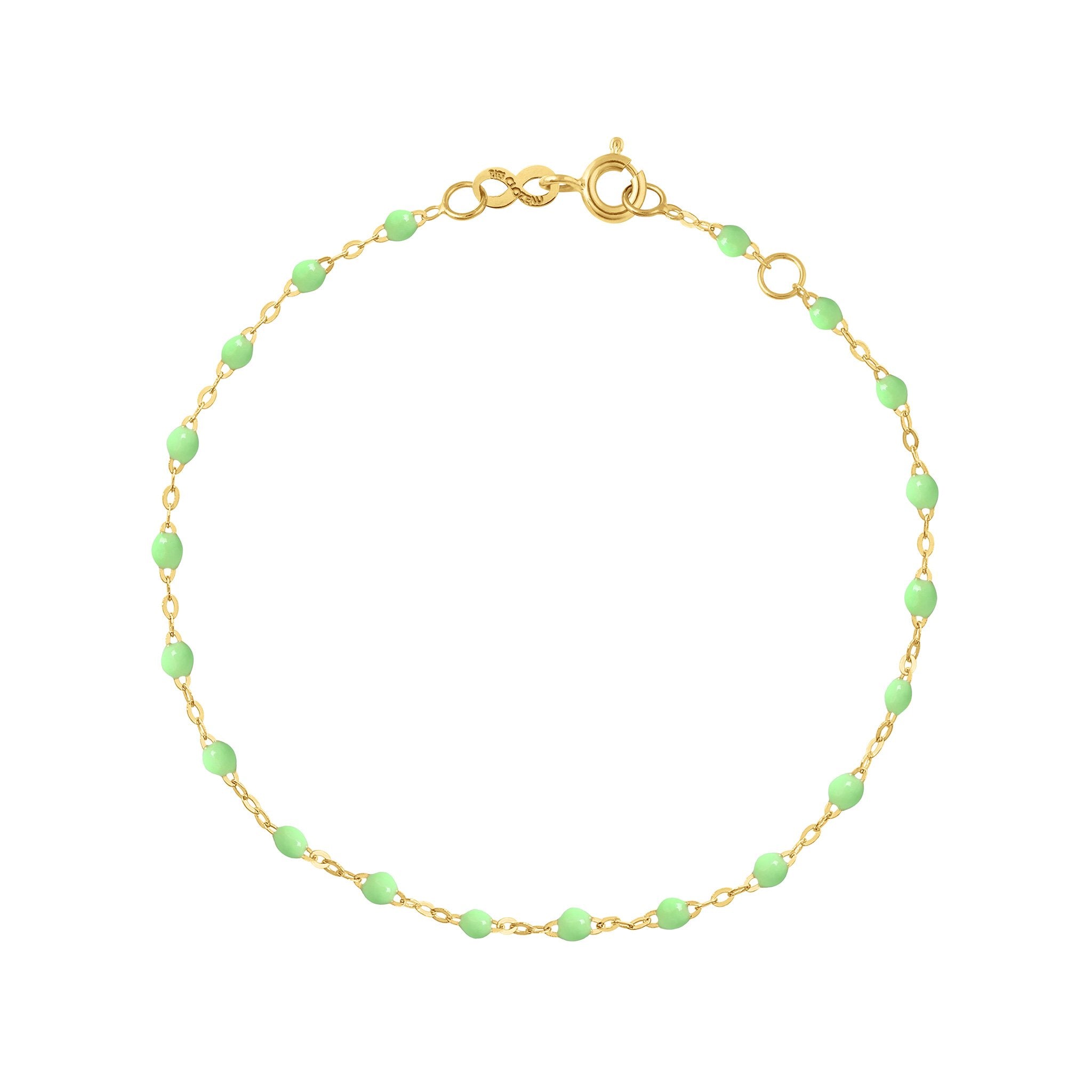 Bracelet anis Classique Gigi, or jaune, 18 cm