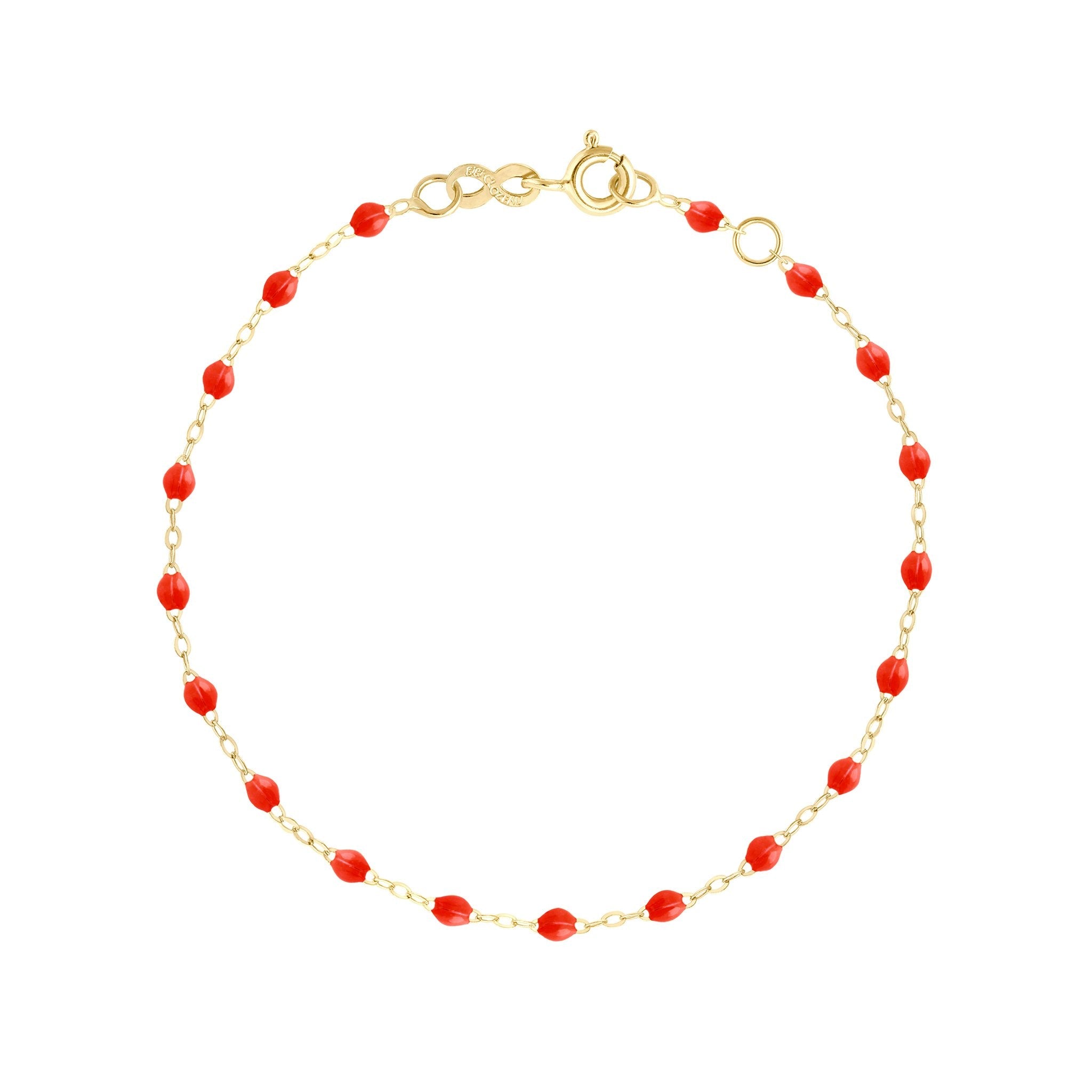 Bracelet corail Classique Gigi, or jaune, 19 cm classique gigi Référence :  b3gi001j5819xx -1