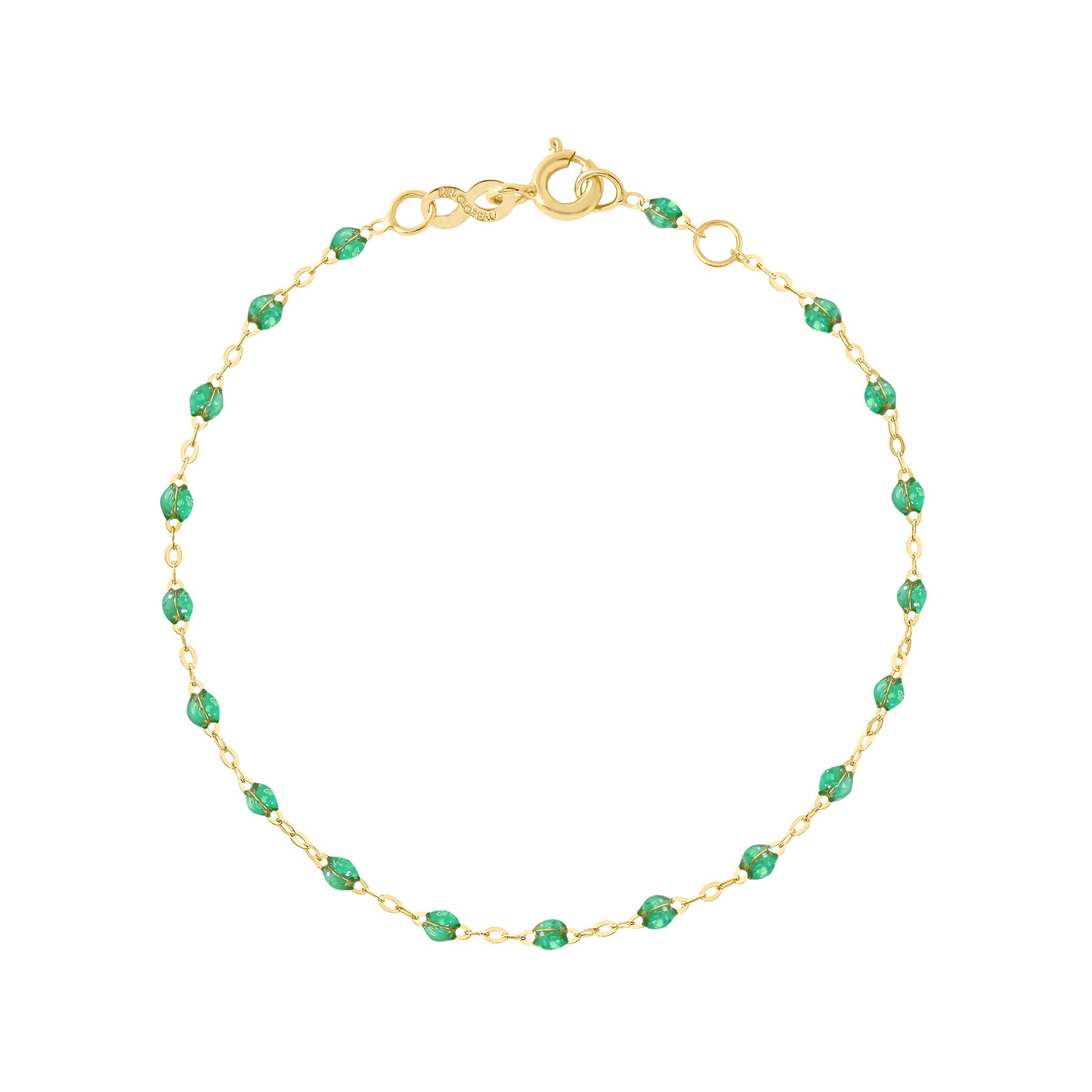 Bracelet menthe Classique Gigi, or jaune, 15 cm classique gigi Référence :  b3gi001j6015xx -1