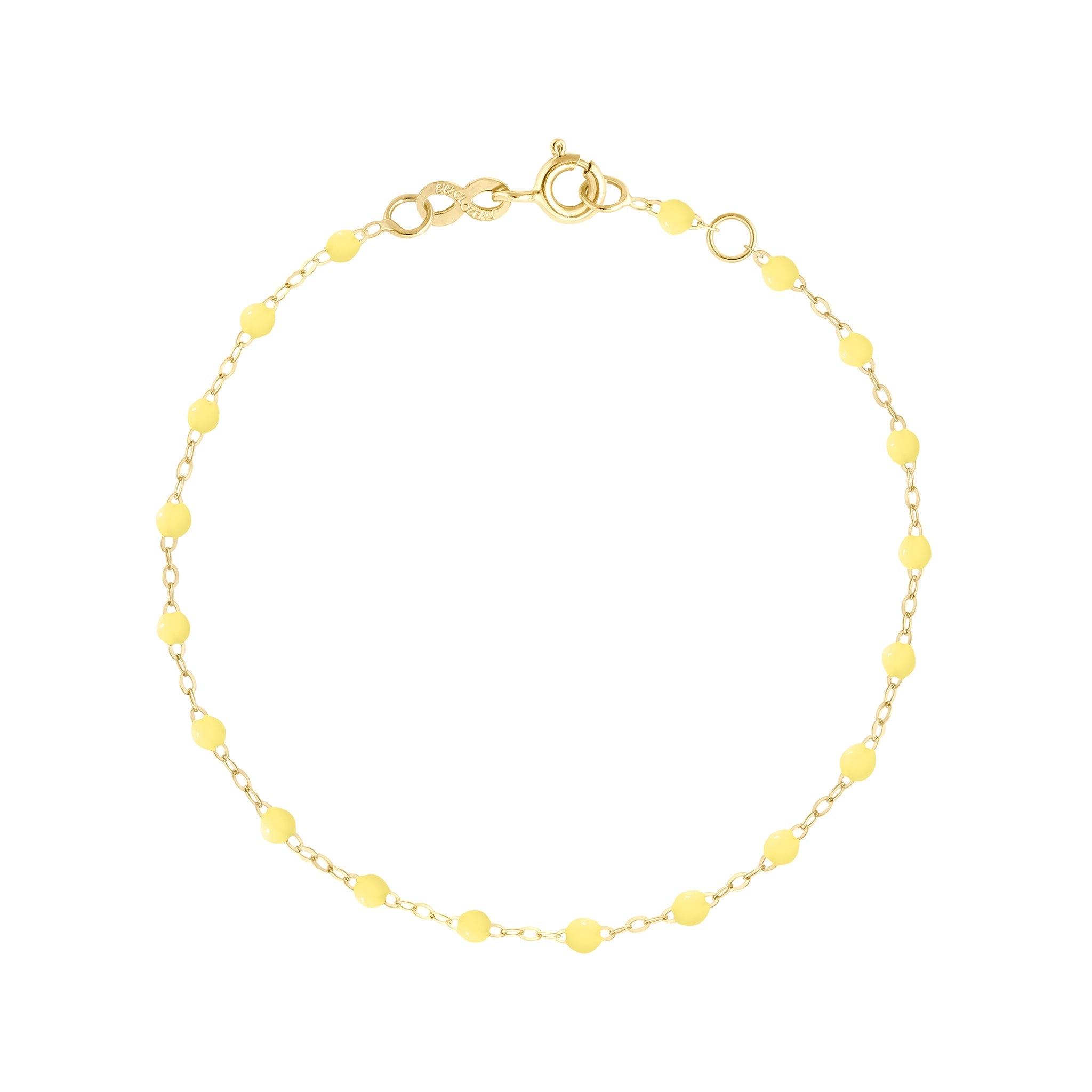 Bracelet mimosa Classique Gigi, or jaune, 19 cm