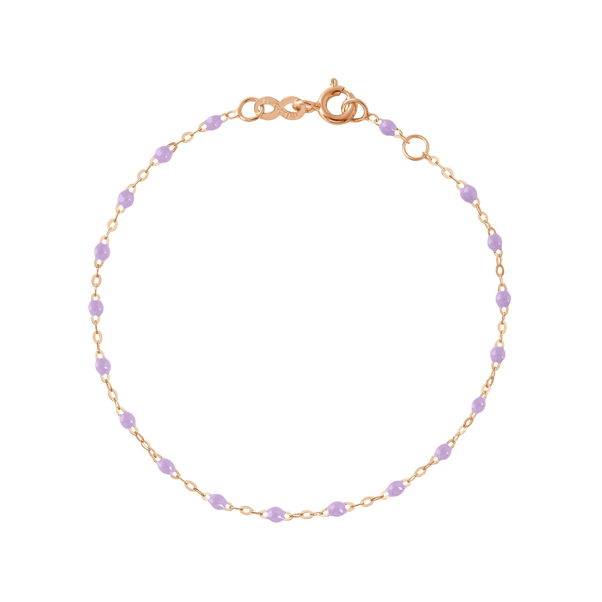 Bracelet parme Classique Gigi, or rose, 15 cm classique gigi Référence :  b3gi001r1015xx -1