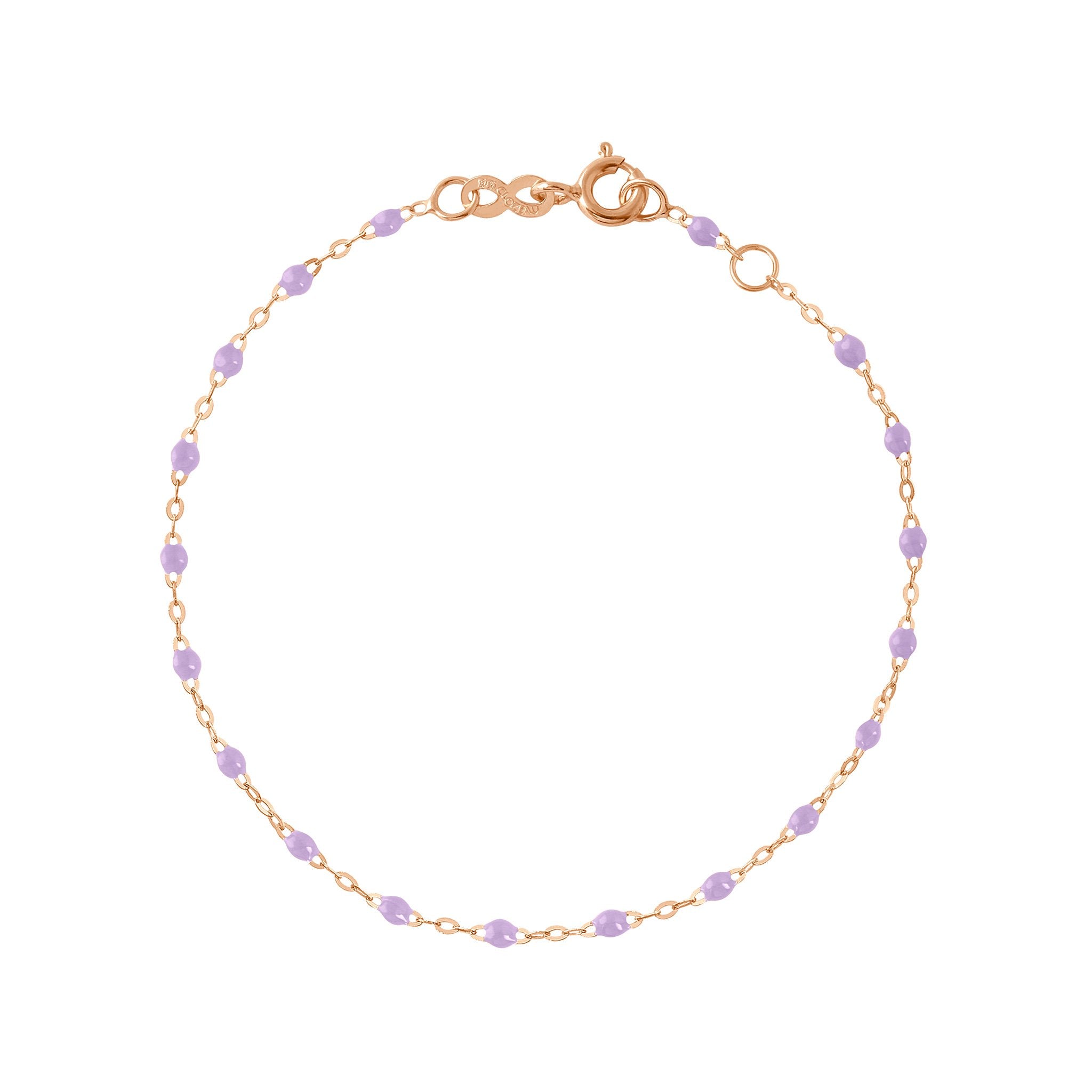 Bracelet parme Classique Gigi, or rose, 18 cm classique gigi Référence :  b3gi001r1018xx -1