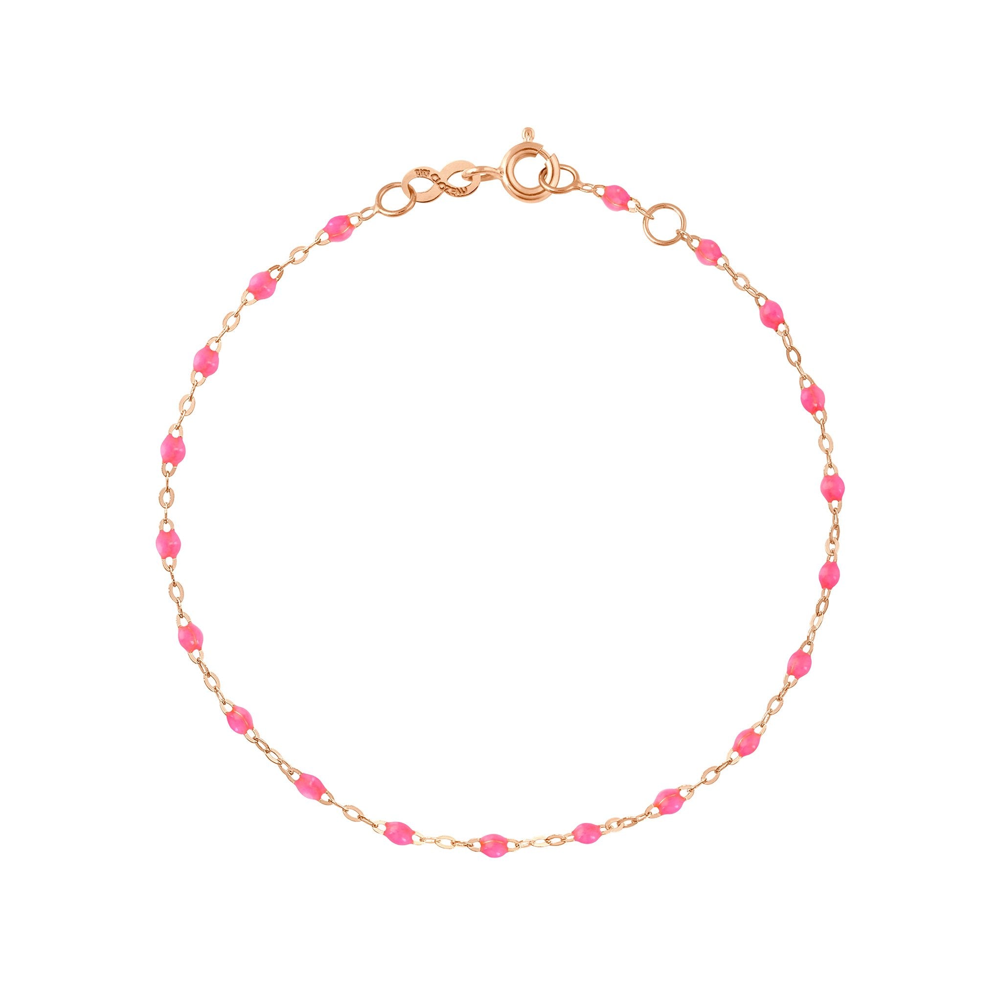 Bracelet rose fluo Classique Gigi, or rose, 18 cm classique gigi Référence :  b3gi001r2918xx -1