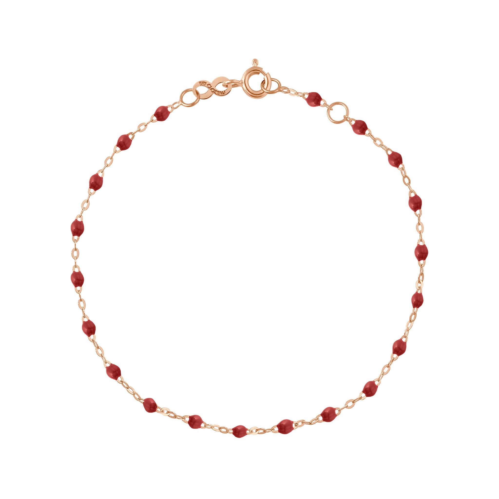 Bracelet bordeaux Classique Gigi, or rose, 19 cm classique gigi Référence :  b3gi001r4119xx -1