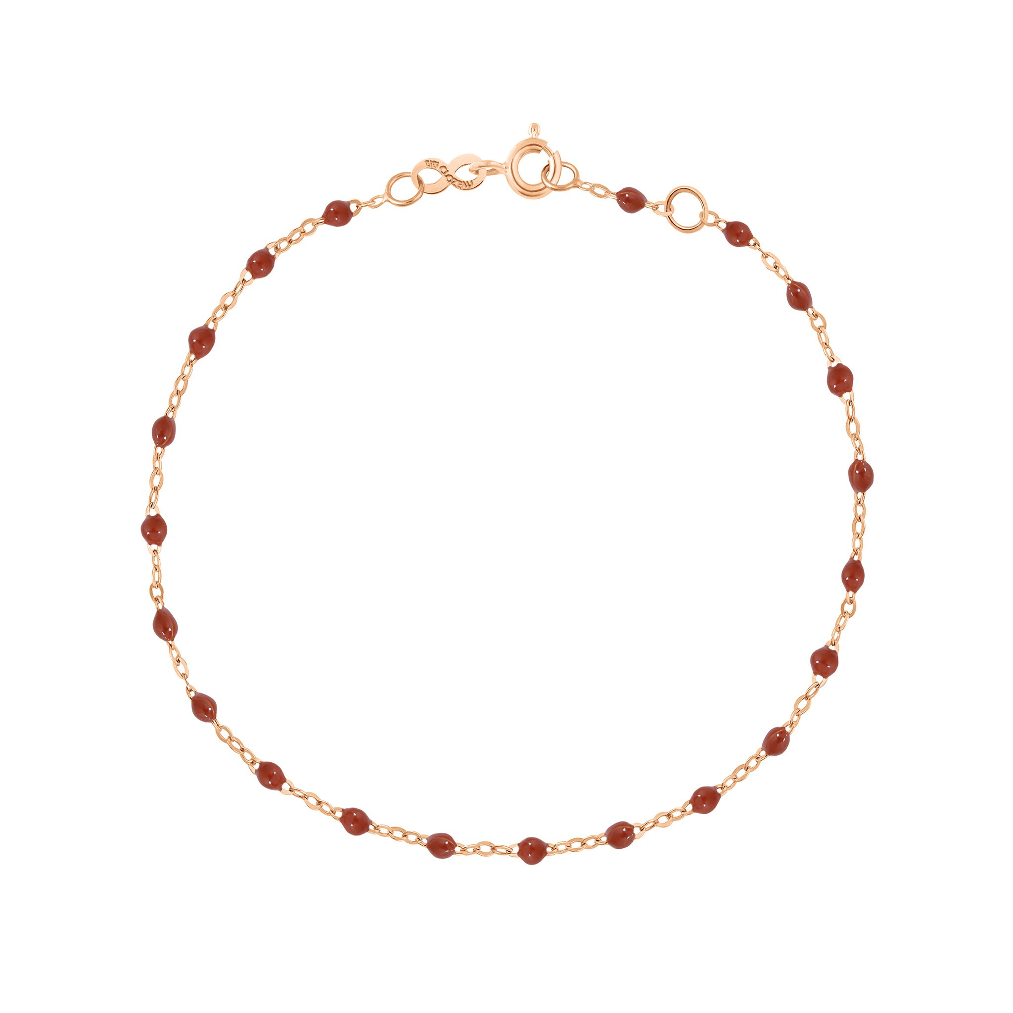 Bracelet rouille Classique Gigi, or rose, 18 cm