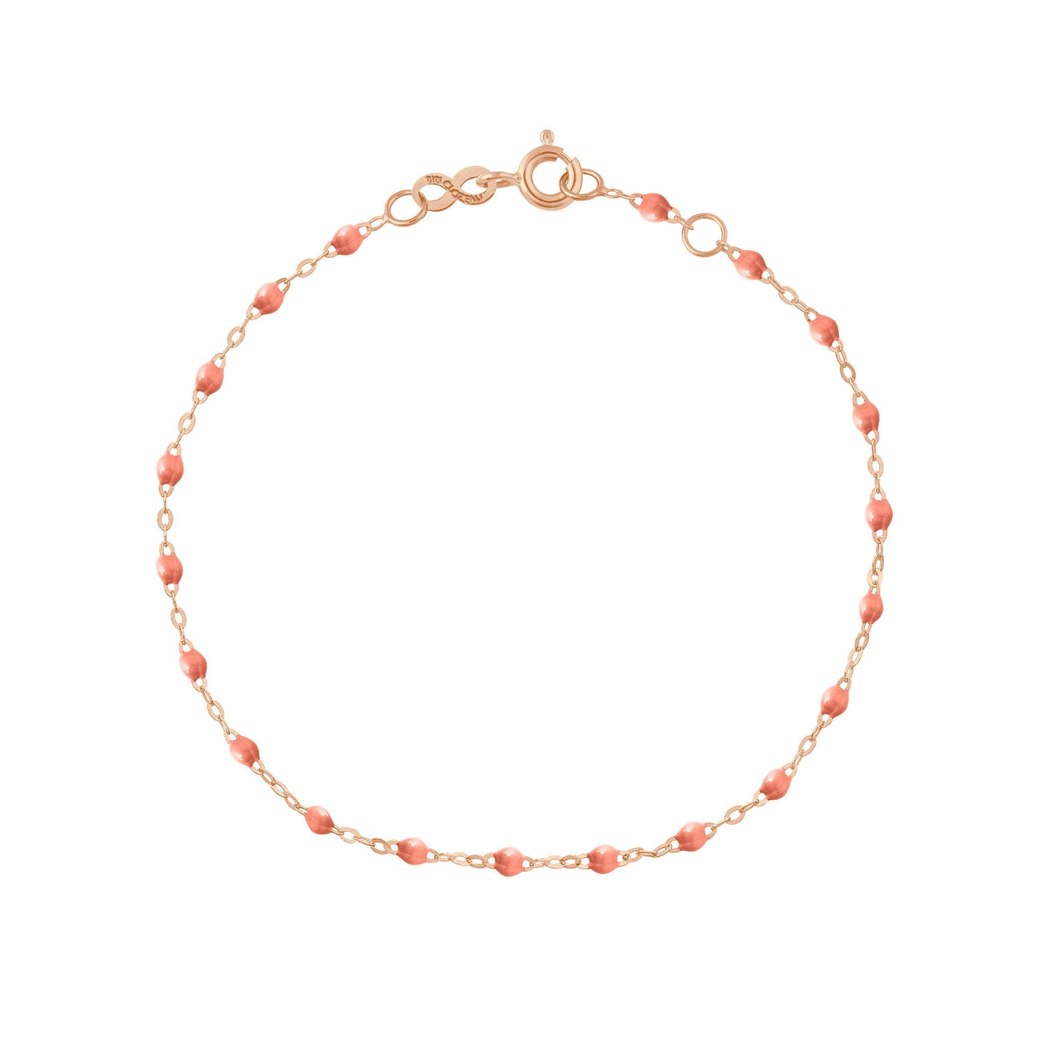 Bracelet saumon Classique Gigi, or rose, 18 cm classique gigi Référence :  b3gi001r4818xx -1